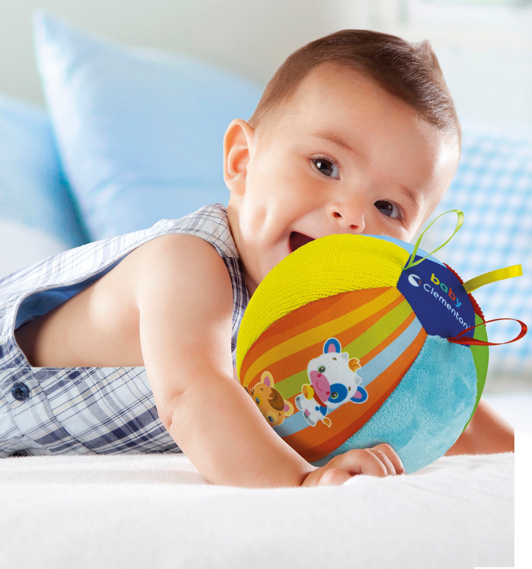Clementoni® Lernspielzeug »Baby Clementoni, Tierfreunde Musik-Ball«, Made in Europe