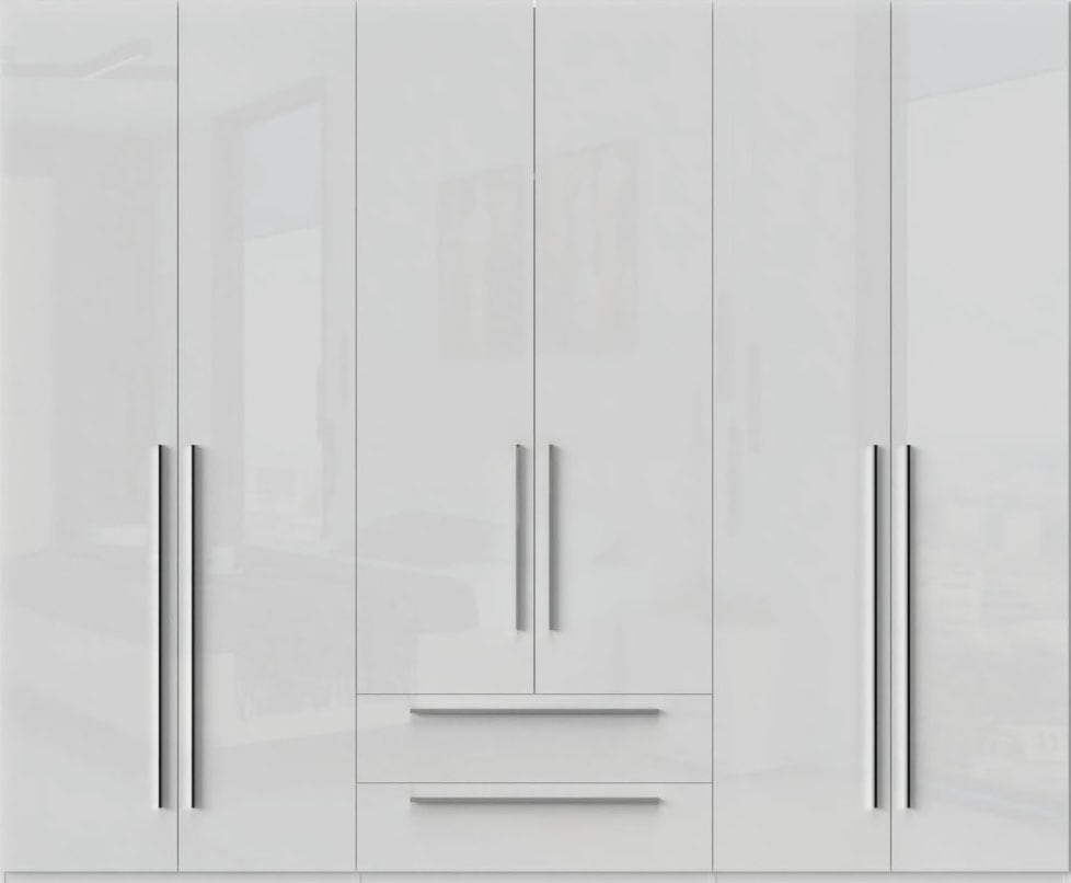 Places of Style Kleiderschrank »Piano, UV lackiert, hochglänzend in beige o günstig online kaufen
