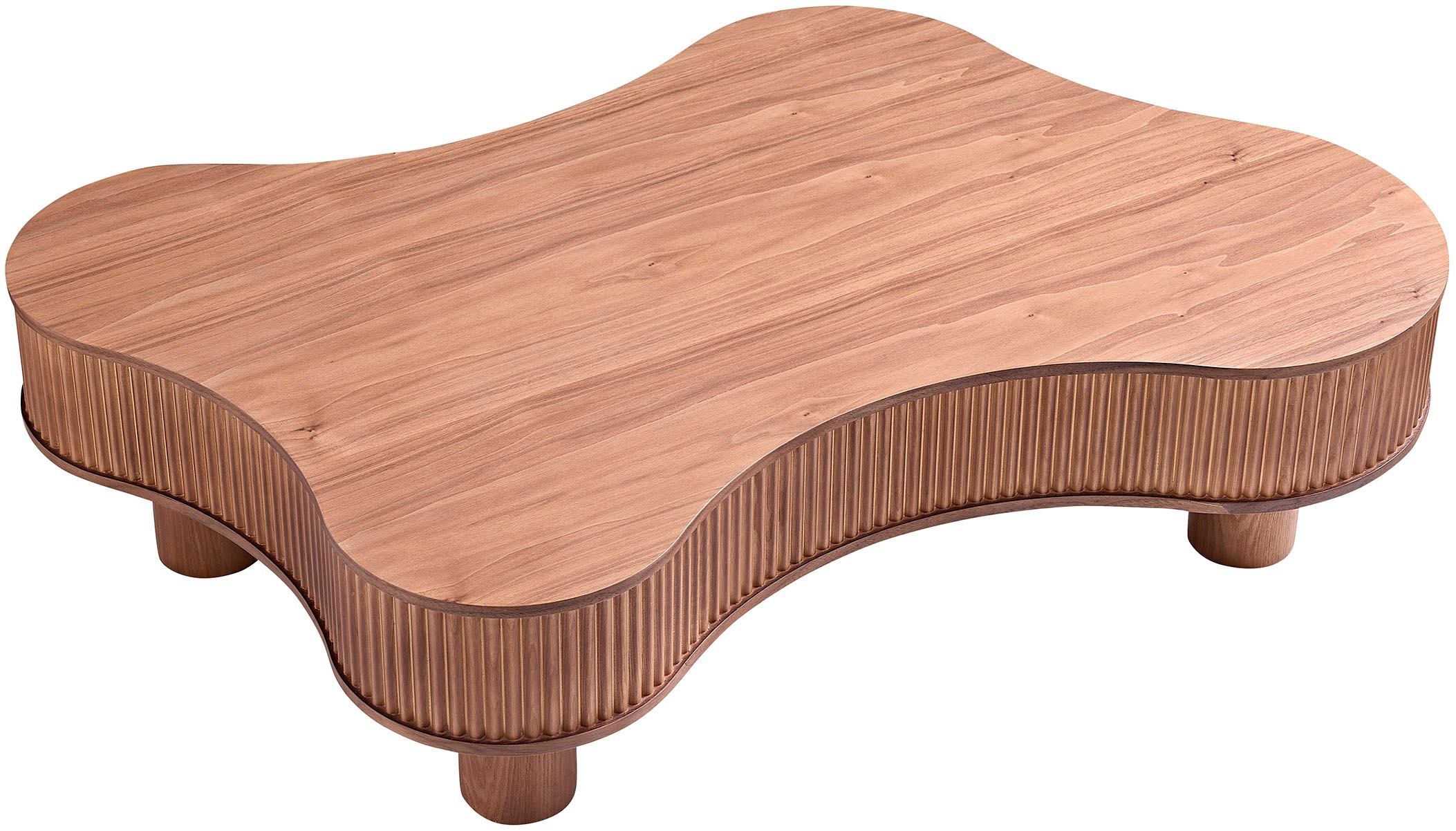 SalesFever Couchtisch, (1 St.), mit Massivholz-Lamellen