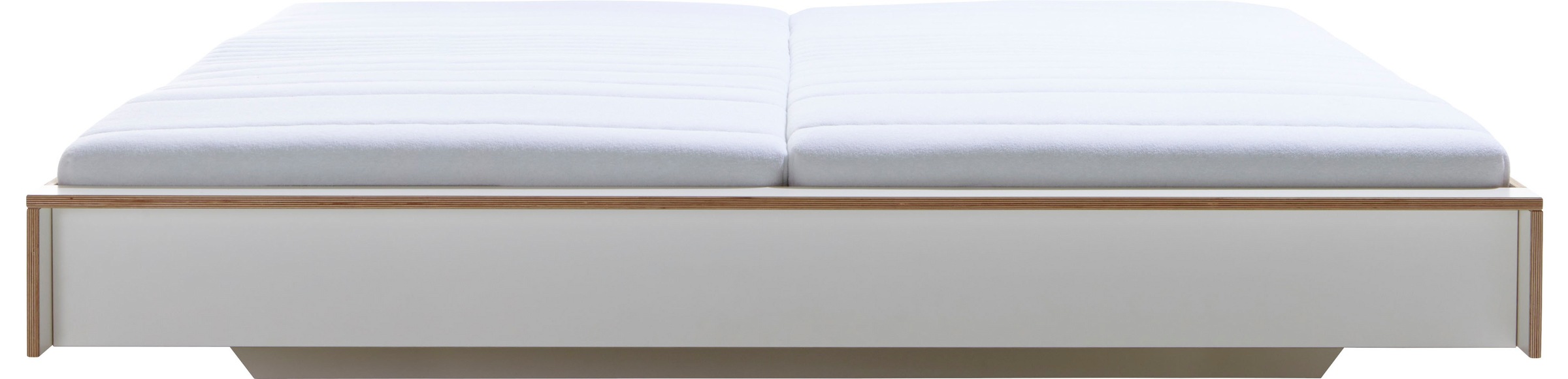 3. Bild von Müller SMALL LIVING Holzbett »FLAI HIGH«, Überlänge Liegefläche 210 cm, Komfort Höhe 40 cm ohne Kopfteil