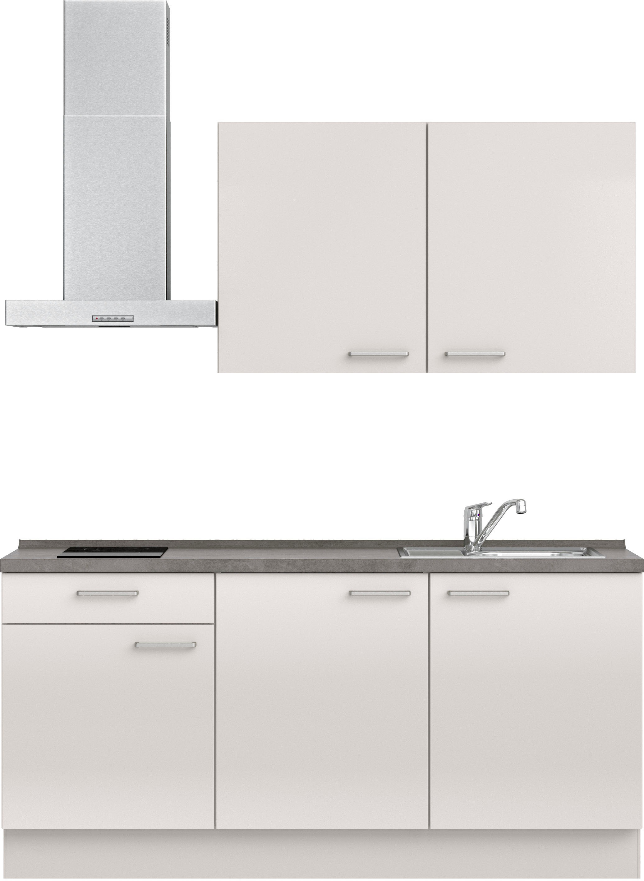 nobilia® Küchenzeile »"Flash I"«, vormontiert, Ausrichtung wählbar, Breite 180 cm, wahlw. mit E-Geräten