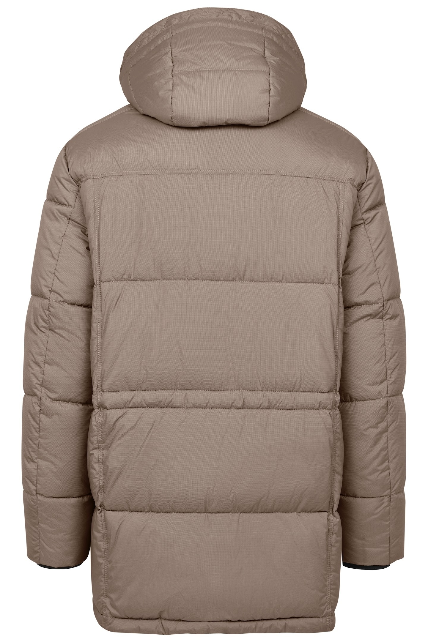 bugatti Langjacke, mit Kapuze, mit Stehkragen