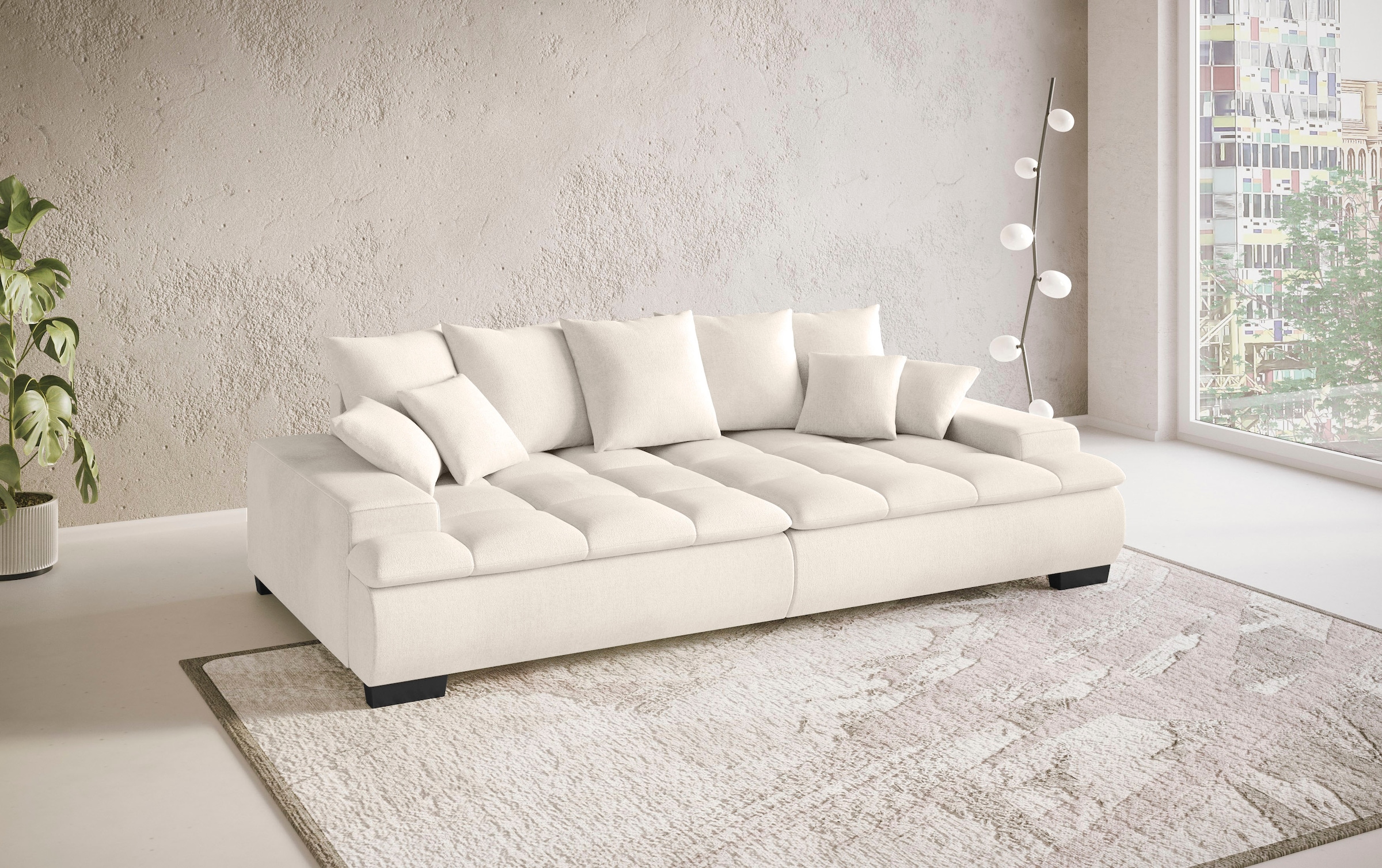Mr. Couch Big-Sofa »Haiti II«, Wahlweise mit Kaltschaum - bis 140 kg belastbar