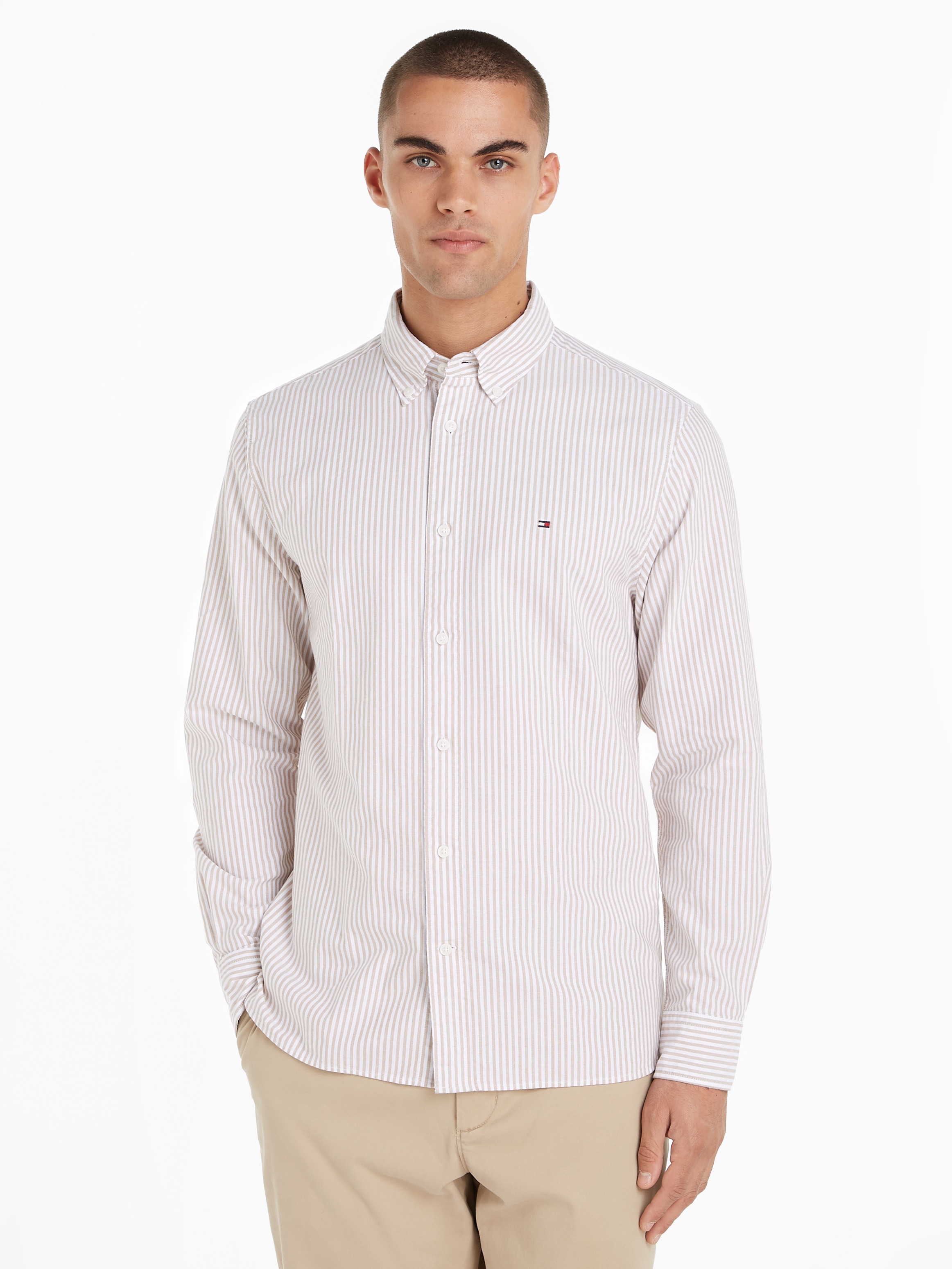 Tommy Hilfiger Langarmhemd »HERITAGE OXFORD STRIPE RF SHIRT«