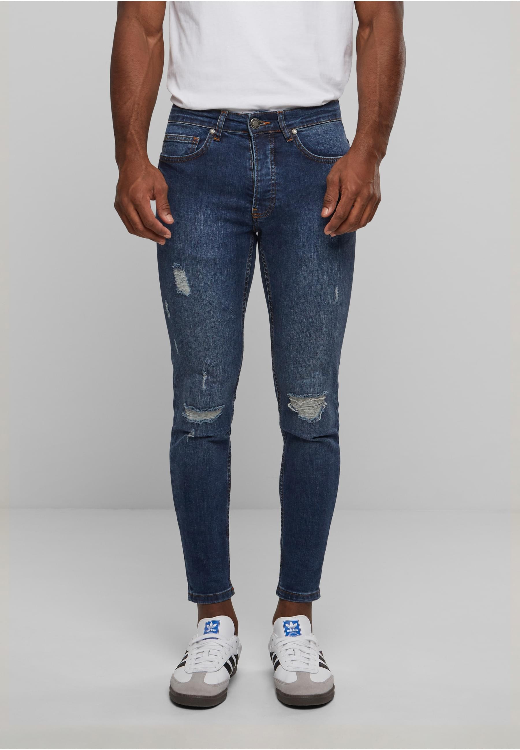 2Y Studios Bequeme Jeans »2Y Studios Herren 2Y Destroyed Slim Fit Denim« 1 Stk.