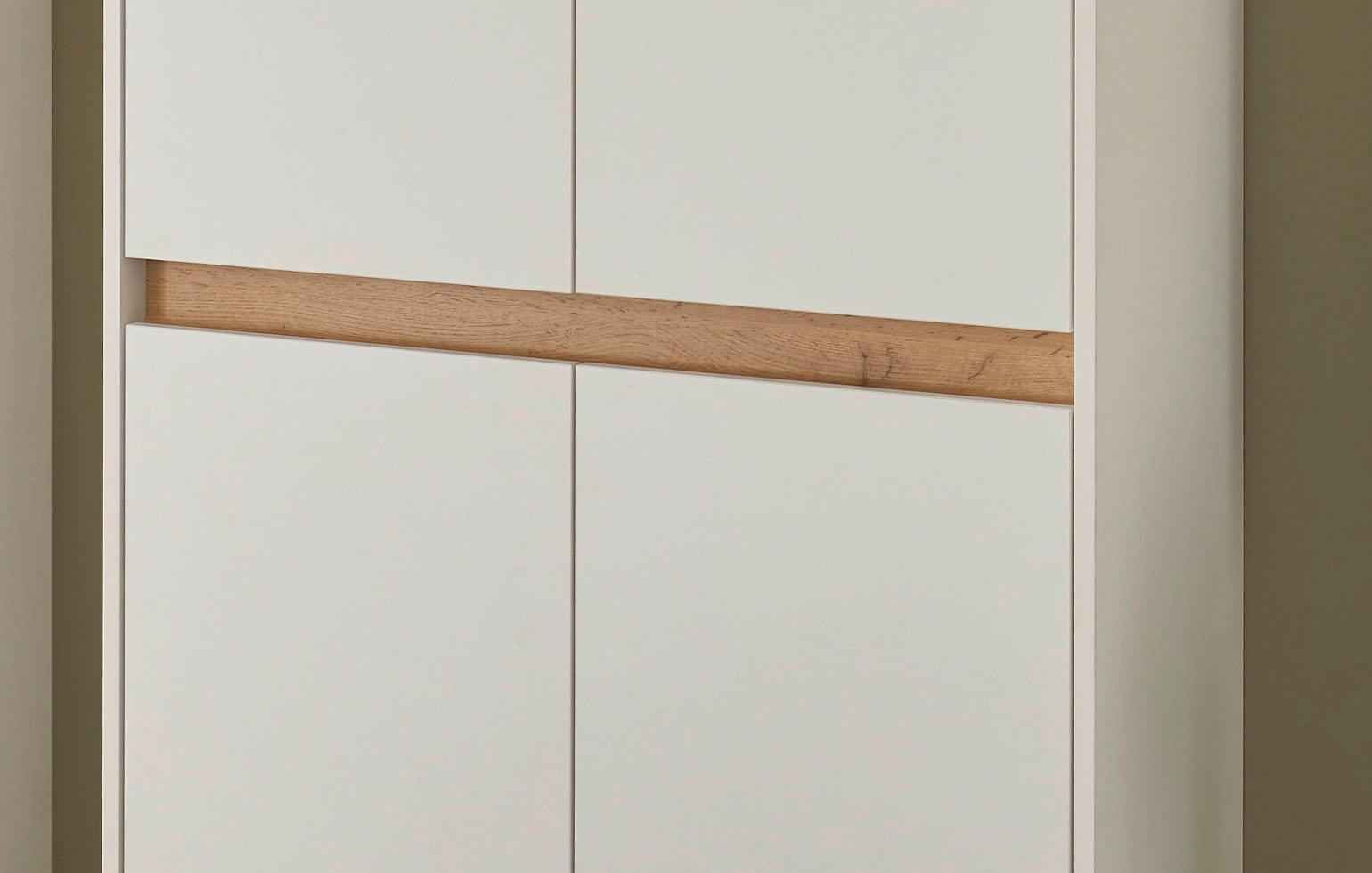 INOSIGN Schuhschrank »City/Giron, modernes Schuhregal, Schrank für 32 Schuhe, Schuhkommode«, acht Schuhfächer, viel Stauraum, 93 cm breit