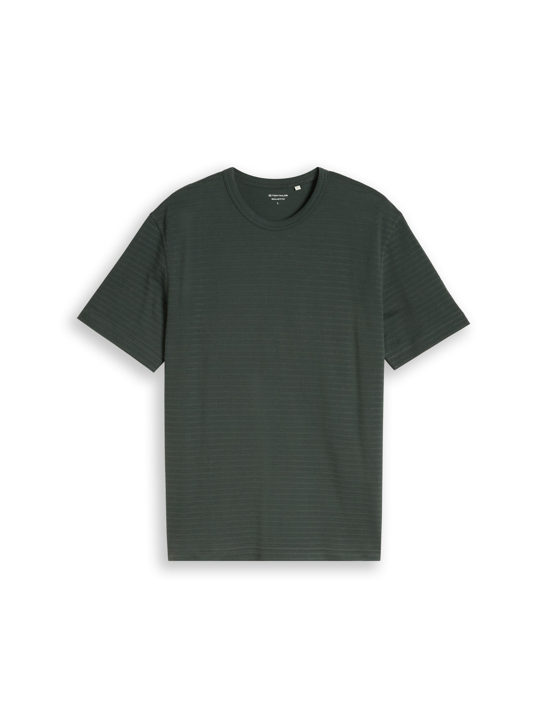 TOM TAILOR Kurzarmshirt Sommershirt mit feiner Streifen-Struktur