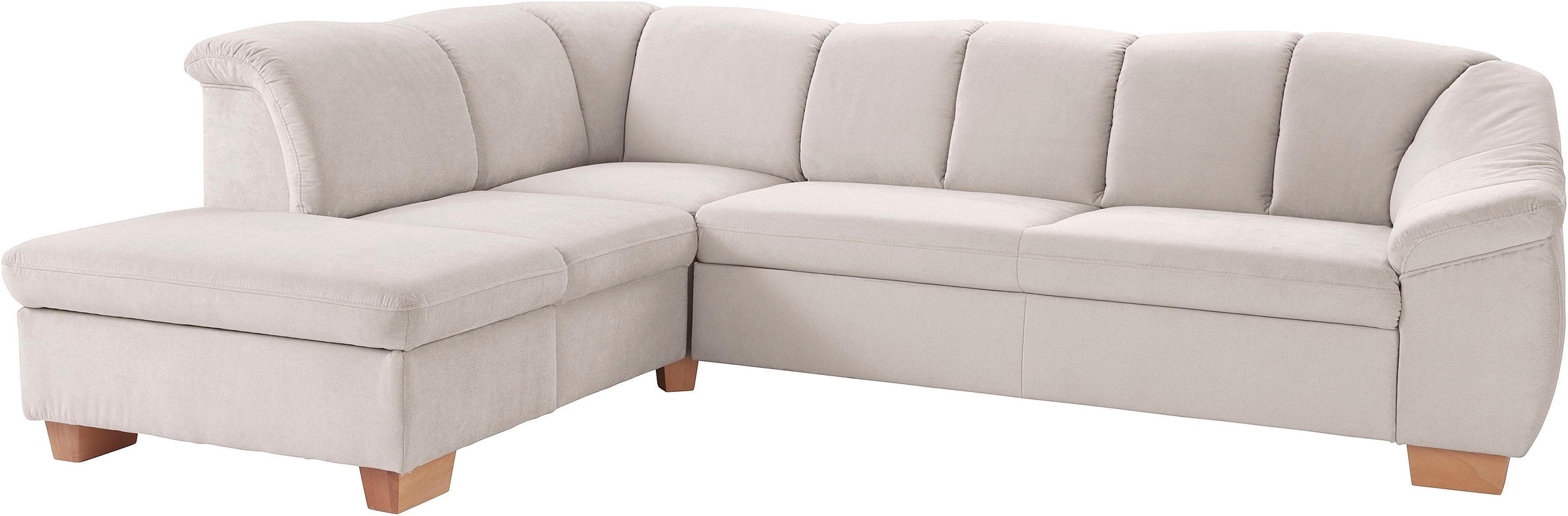 sit&more Ecksofa »Santo L-Form«, mit Federkern, wahlweise mit Bettfunktion günstig online kaufen