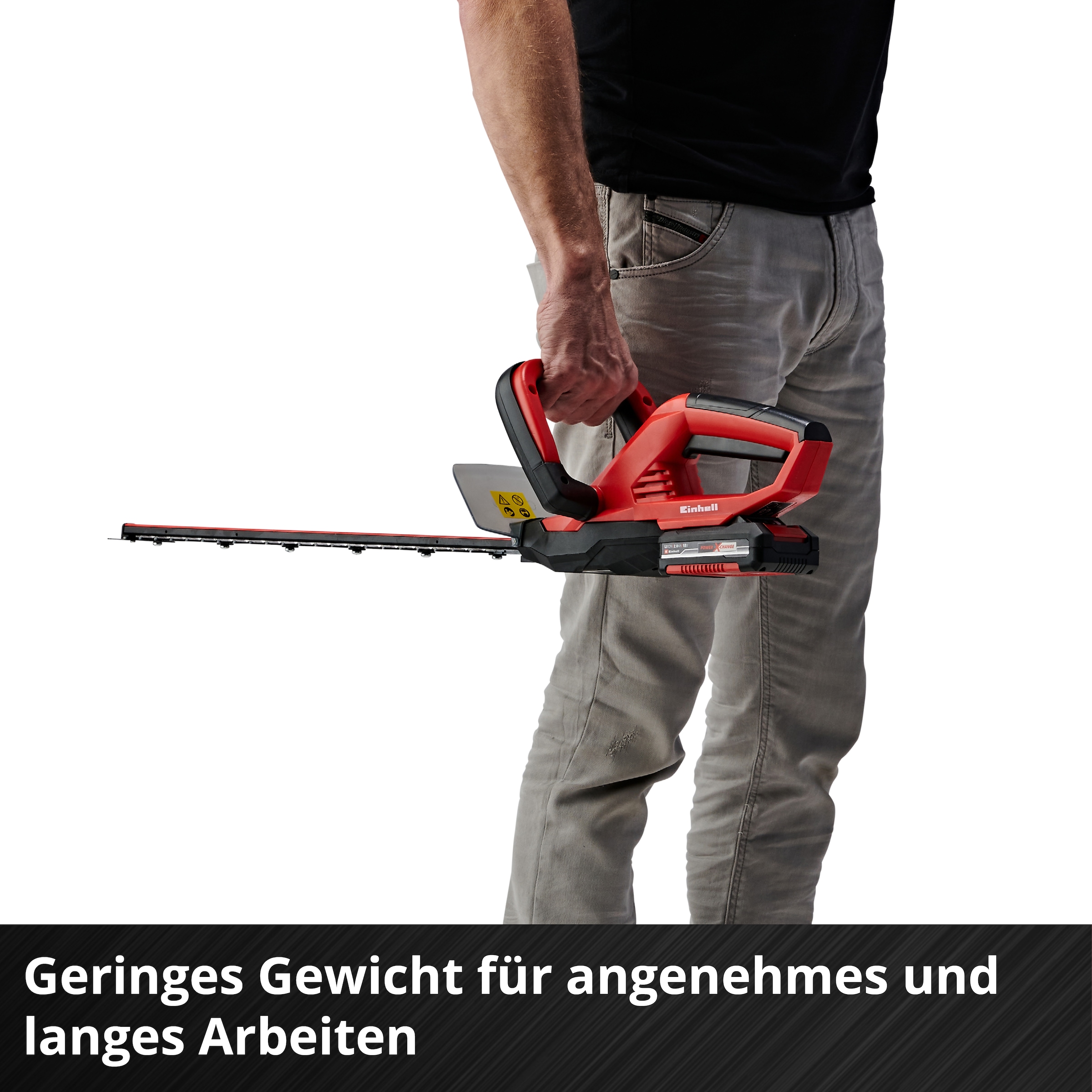 Einhell Akku-Heckenschere »GC-CH 1846 Li (1x2,5 Ah)«, (Set), inkl. Akku und Ladegerät