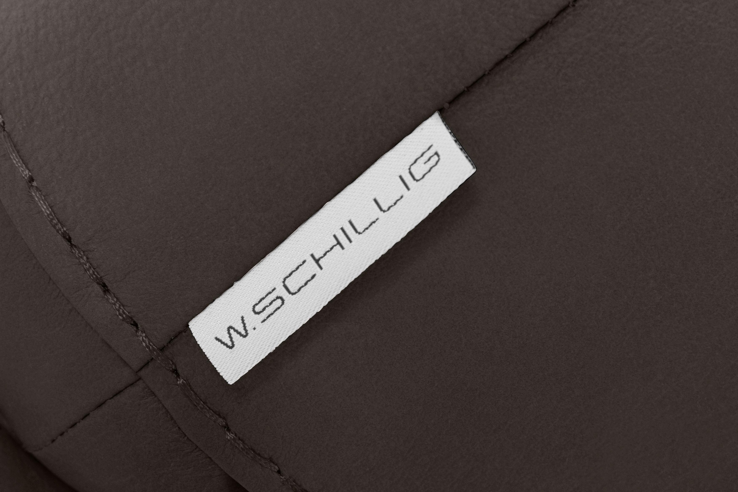 W.SCHILLIG Hocker »montanaa«, mit Metallfüßen in Schwarz pulverbeschichtet, Breite 141 cm