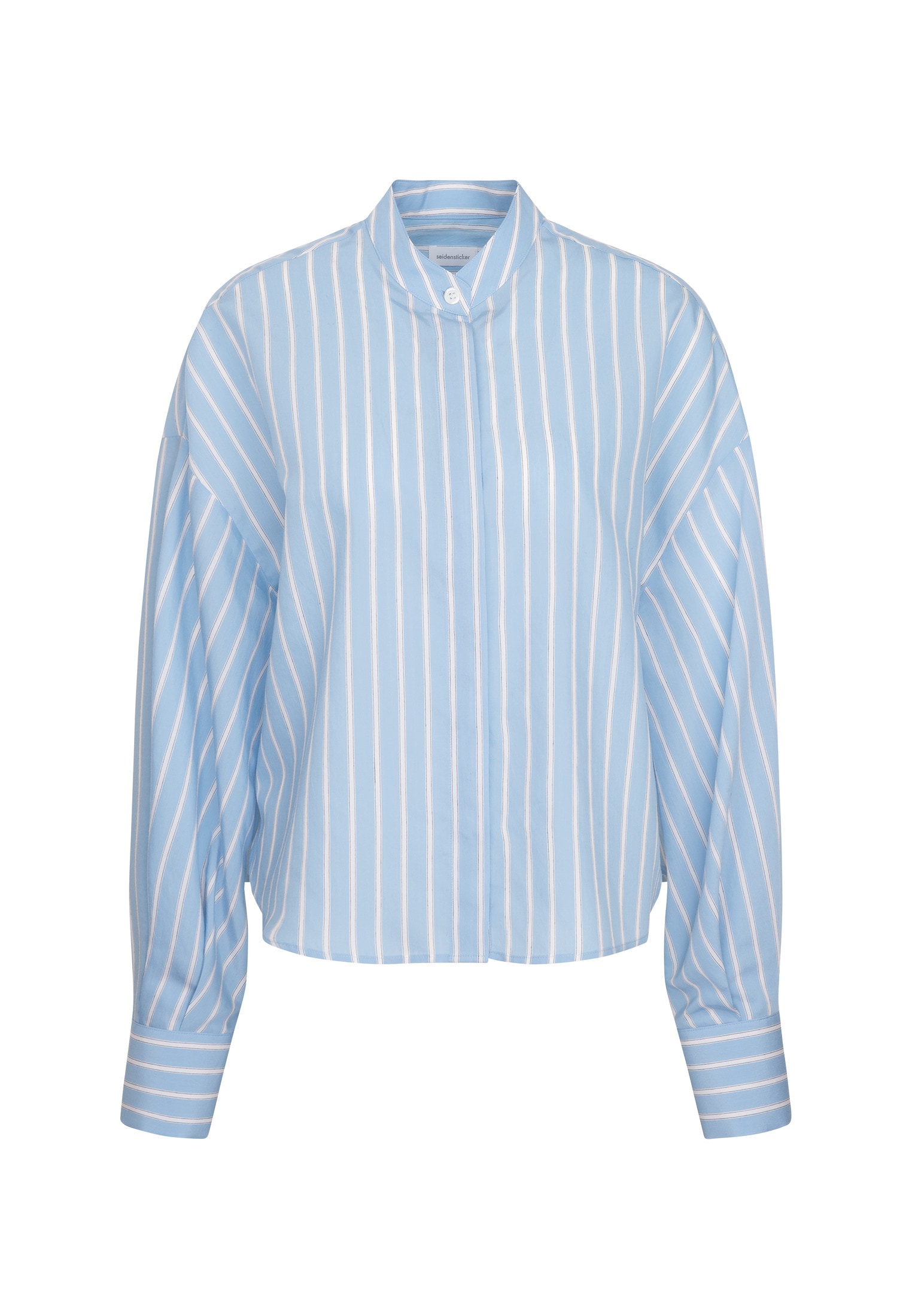 seidensticker Hemdbluse »Schwarze Rose« 1/1 Kragen Streifen