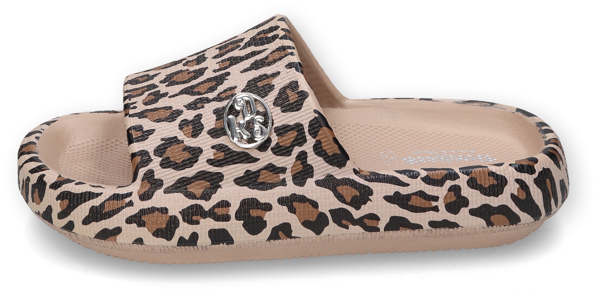 Dockers by Gerli Pantolette, Badeschuh, Strandschuh, Sandale, Slides mit Logoverzierung