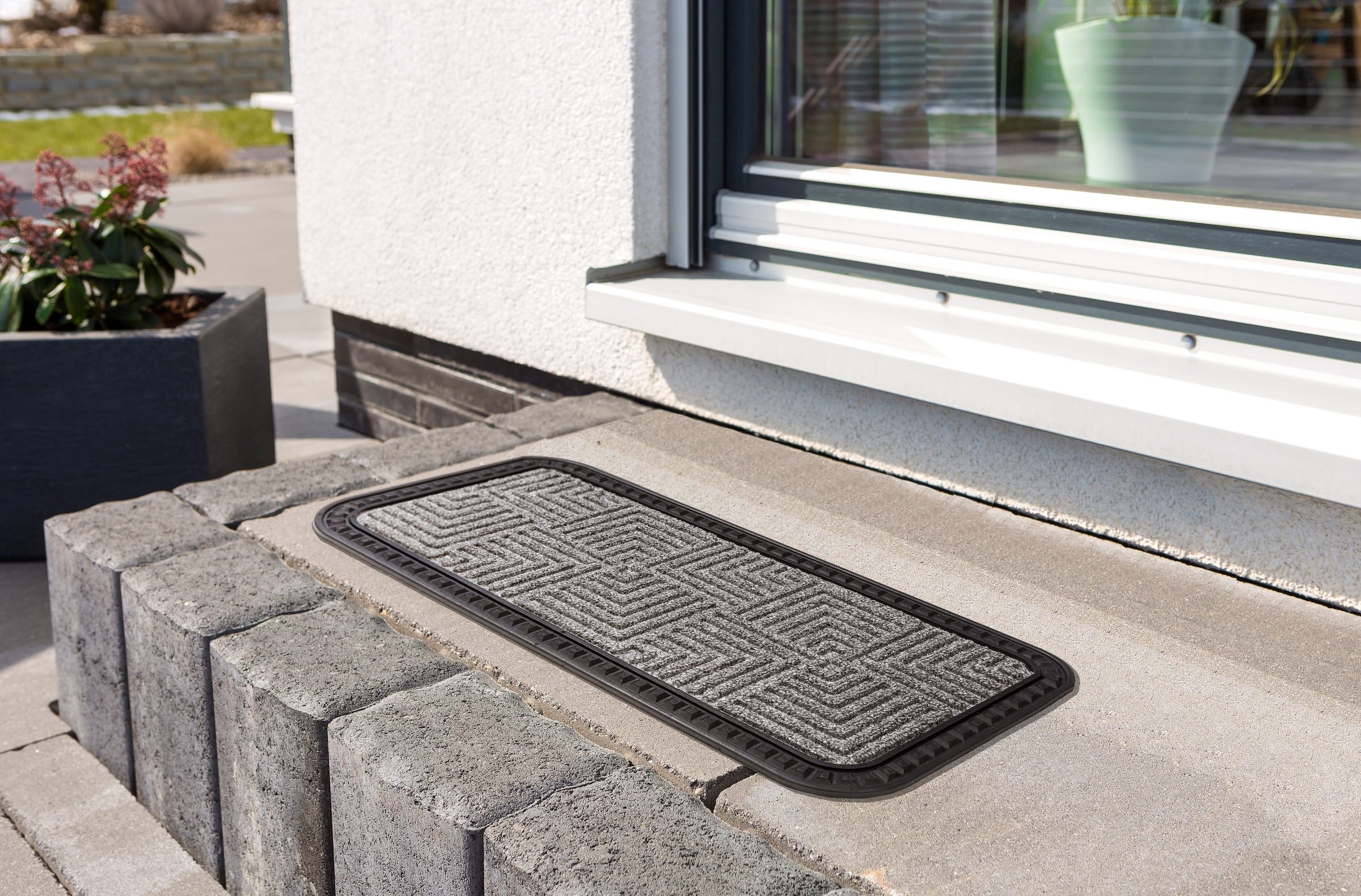 ASTRA Fußmatte »Border Star 2« rechteckig 8 mm Höhe Schmutzfangmatte, In -und Outdoor geeignet