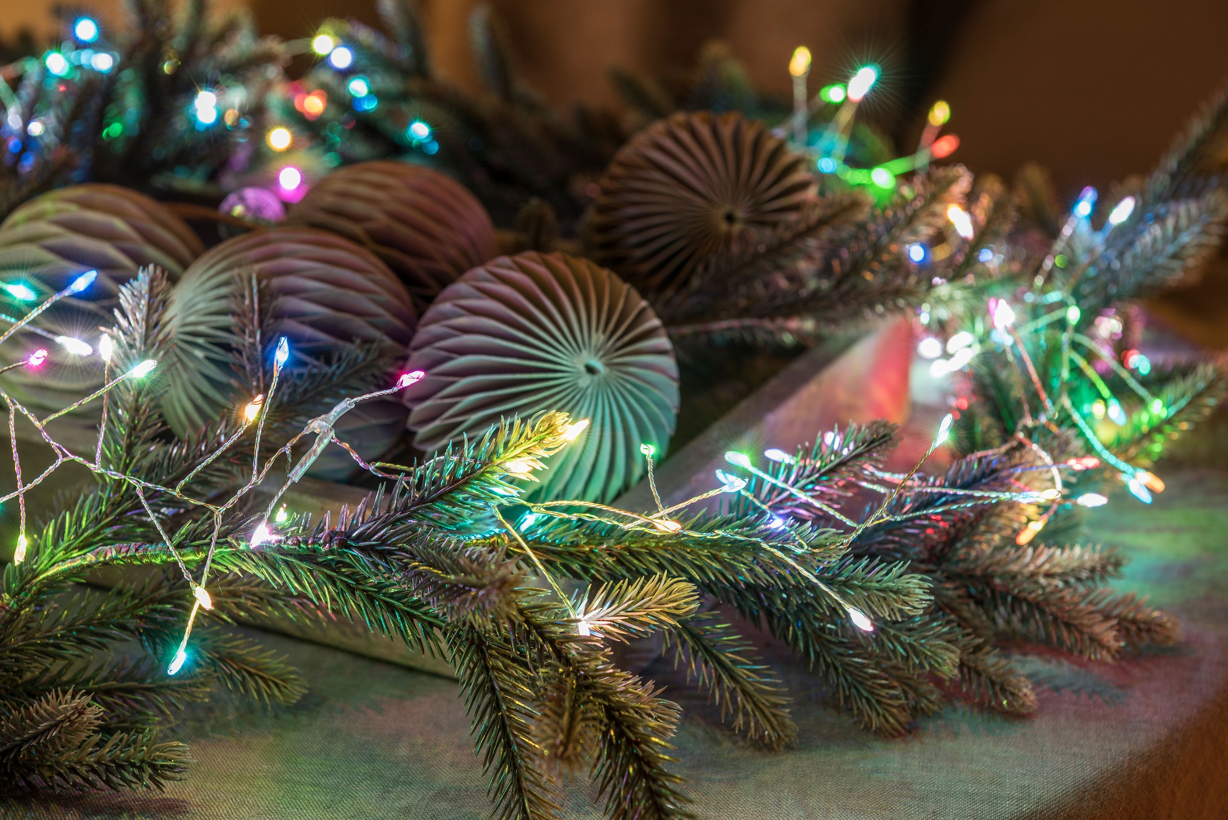 KONSTSMIDE LED-Lichterkette »Weihnachtsdeko«, 360 St.-flammig, Firecracker, kaufen Micro mit LED Lichterkette, langsamem auf RGB-Farbwechsel Rechnung