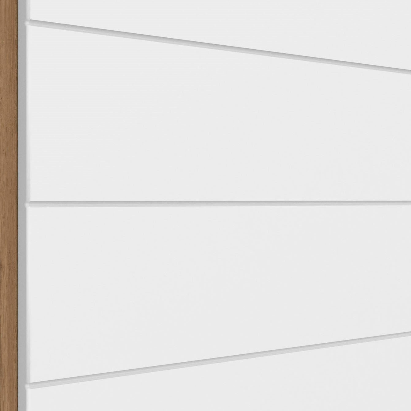 KOCHSTATION Spülenschrank »KS-Luhe«, 120 cm breit, hochwertige MDF-Fronten mit waagerechter Lisene