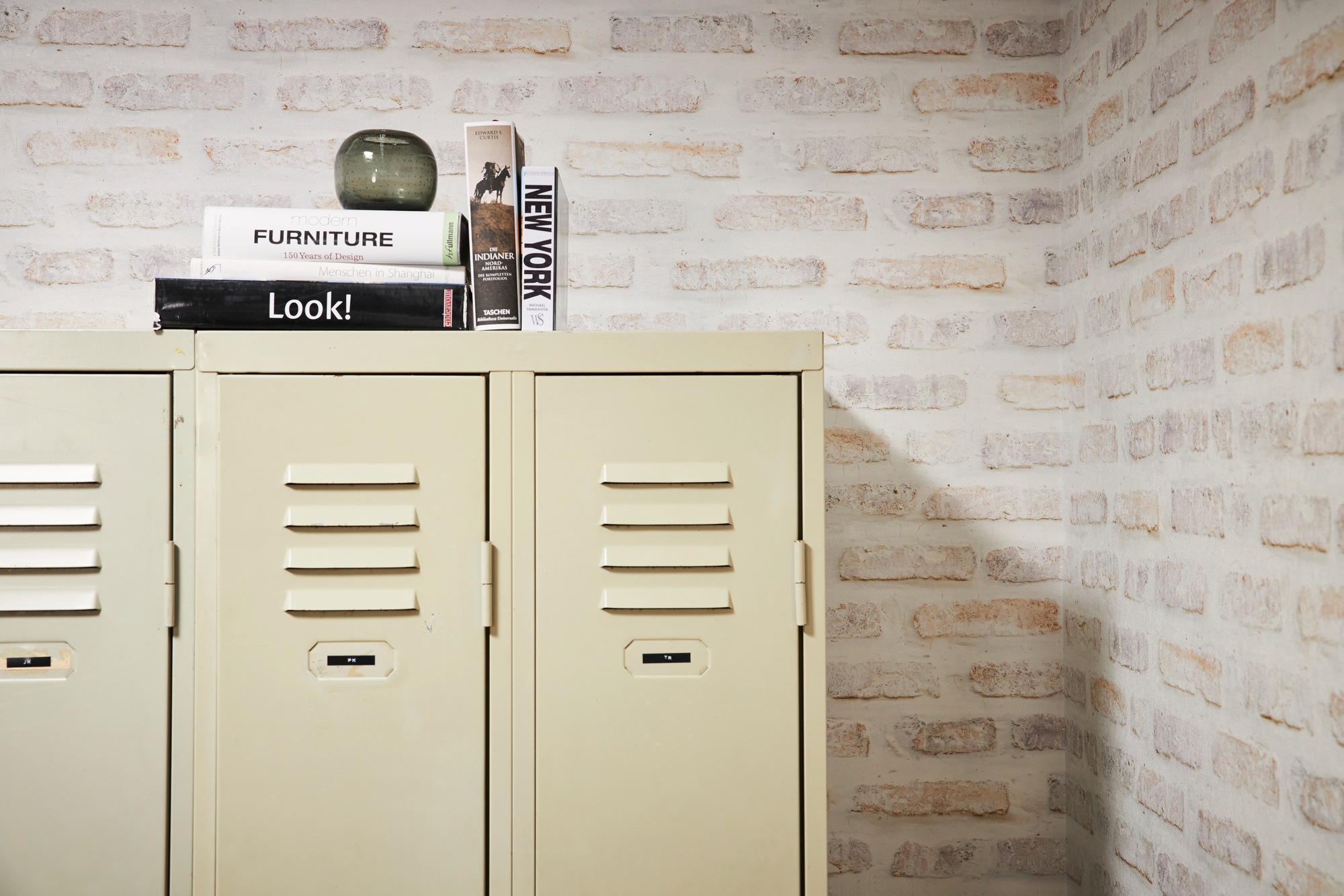 living walls Vliestapete »New Walls Loft Living in Vintage Backstein Optik«, gemustert-Motiv-abstrakt, Tapete Stein Tapeten Wohnzimmer Schlafzimmer Küche modern Design Optik