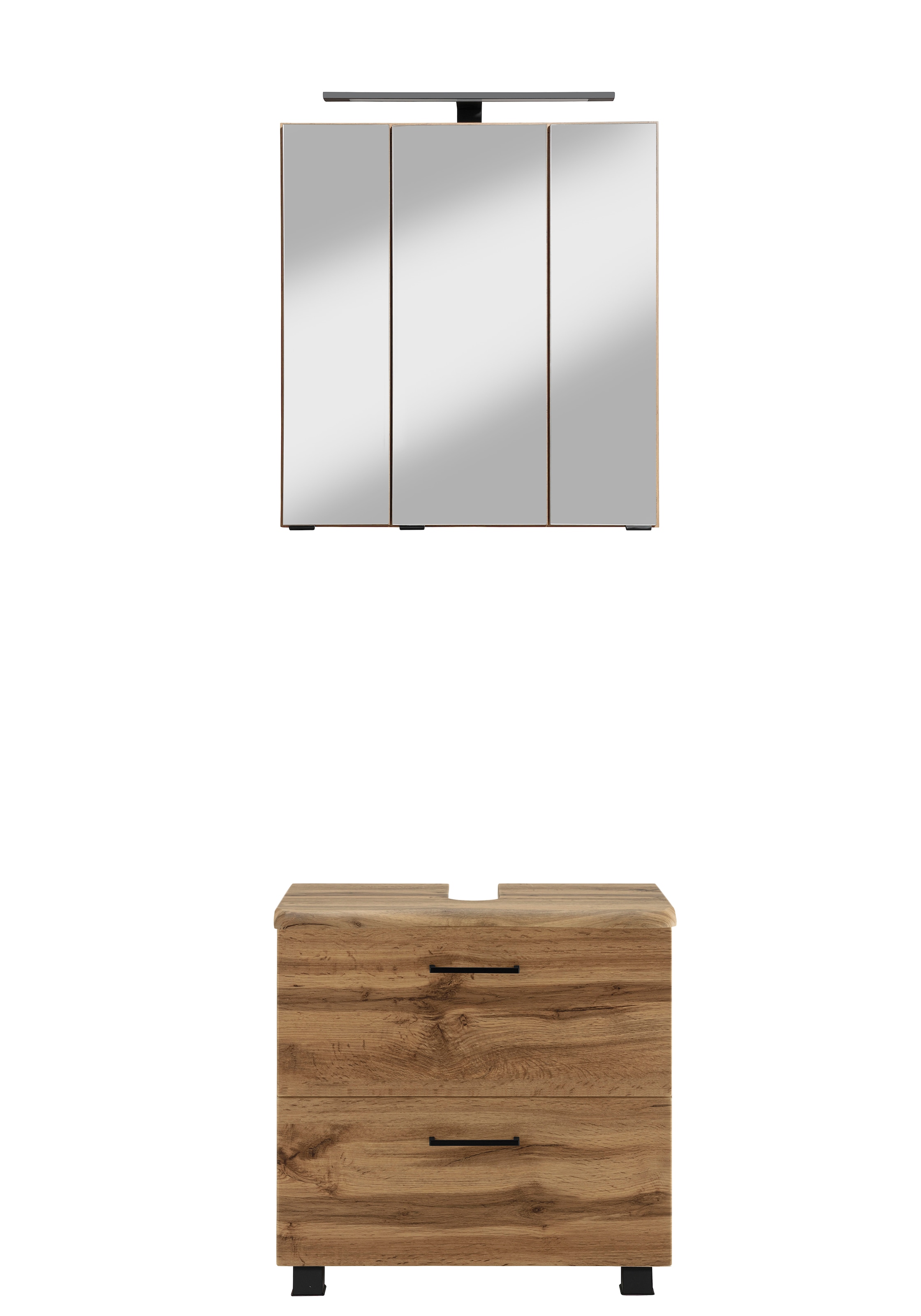 welltime Badmöbel-Set »"Trento", Badezimmer-Set, Waschbeckenunterschrank, S günstig online kaufen