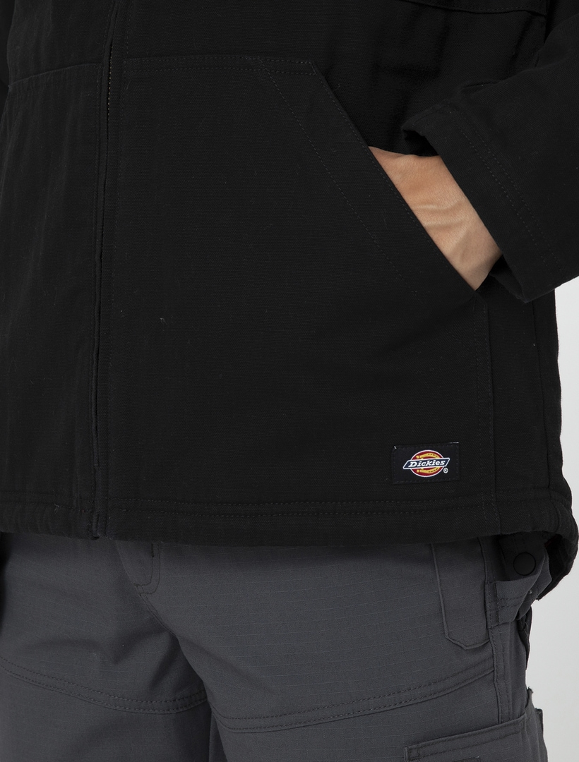 Dickies Arbeitsjacke »Dickies Workwear Jacken SHERPA LINED HOODED DUCK JACKET«