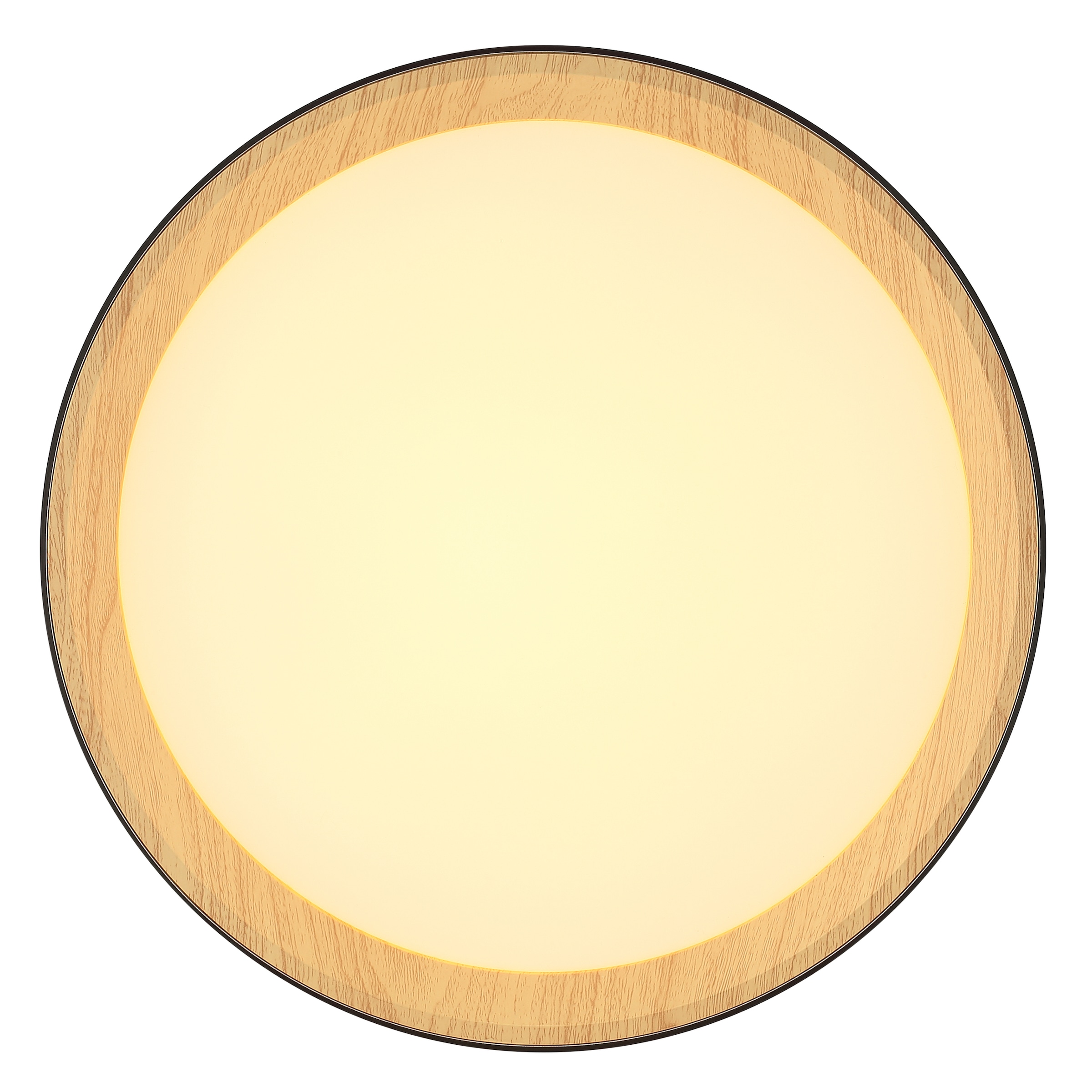 Brilliant LED Deckenleuchte »Larios« LED-Modul 1 Stk. warmweiß - kaltweiß Ø 39 cm, 2100lm, 3000-6500K, dimmbar, braun/schwarz