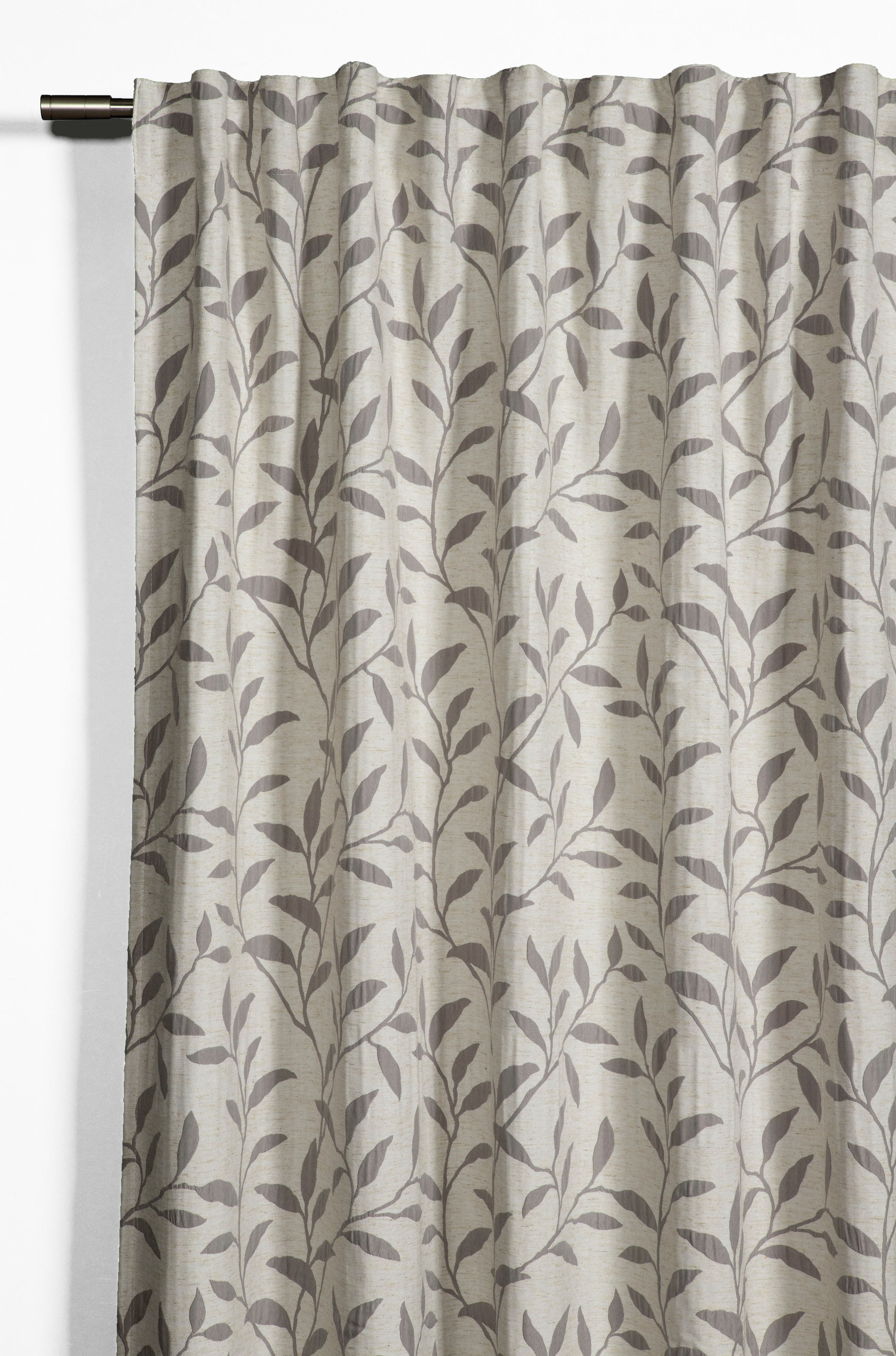 Sehlbach Gardine »Schal Jacquard Ranke« Schlaufen 1 Stk. tlg. mit Gardinenb günstig online kaufen