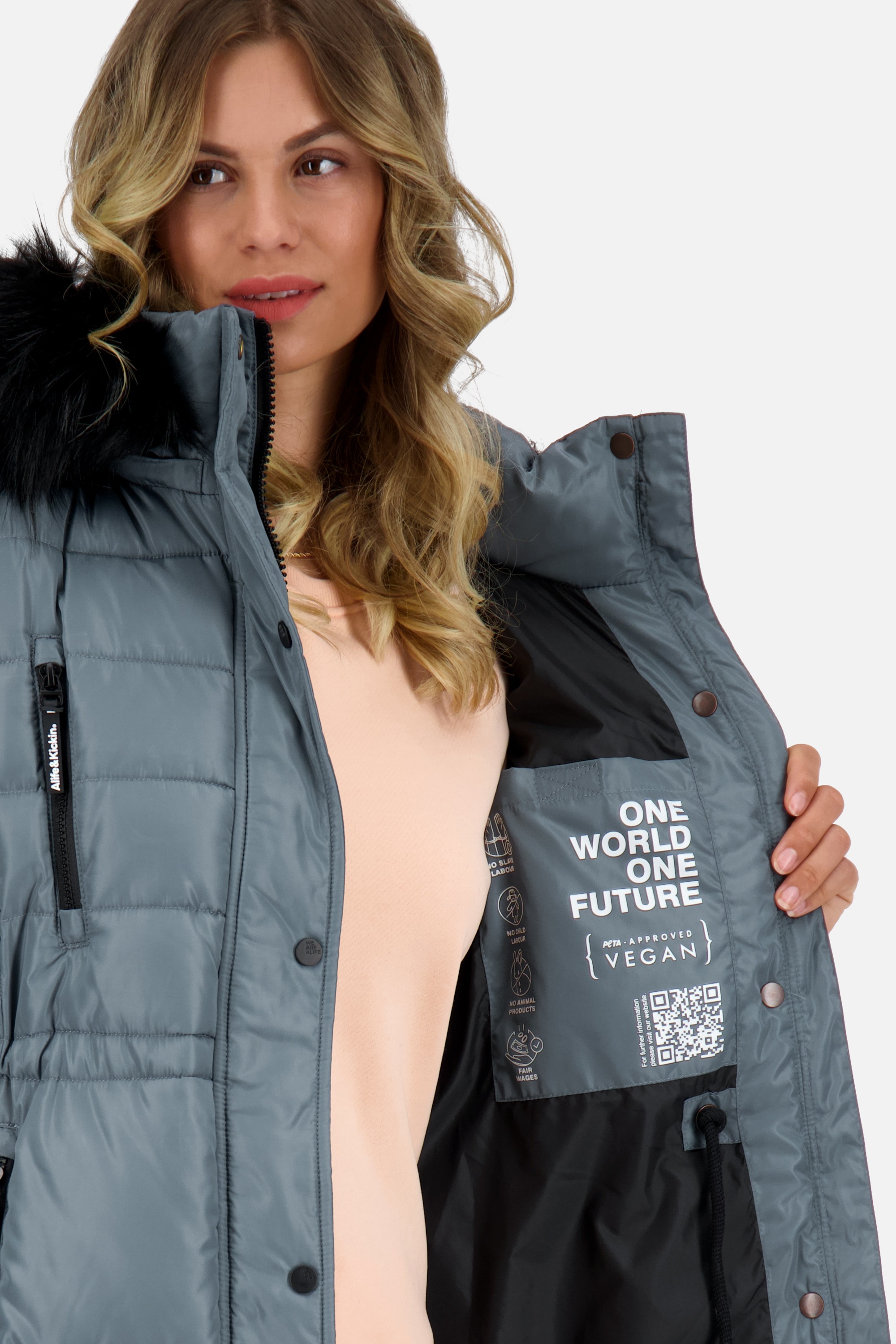 Alife & Kickin Winterjacke »Damen NicolaAK A«