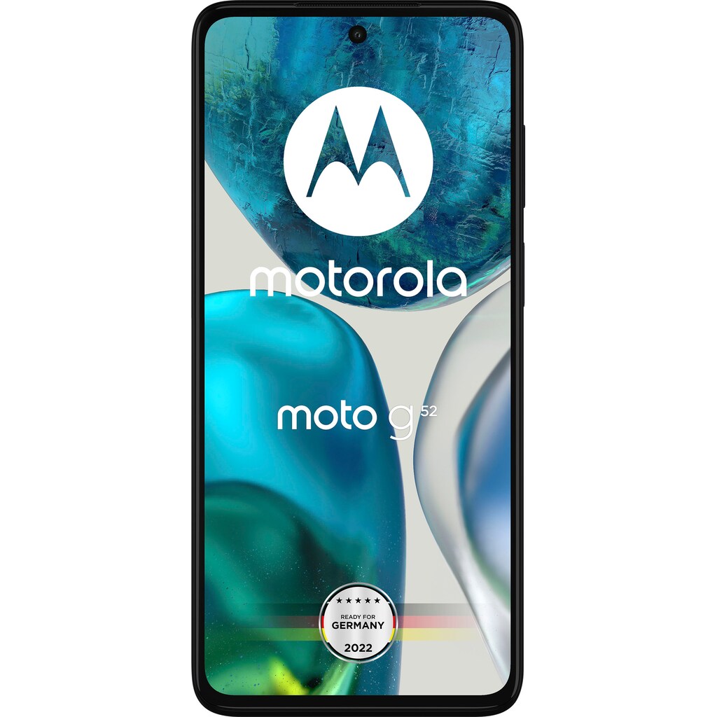 Motorola Smartphone »moto G52«, Charcoal Grey, 16,76 cm/6,6 Zoll, 128 GB Speicherplatz, 50 MP Kamera
