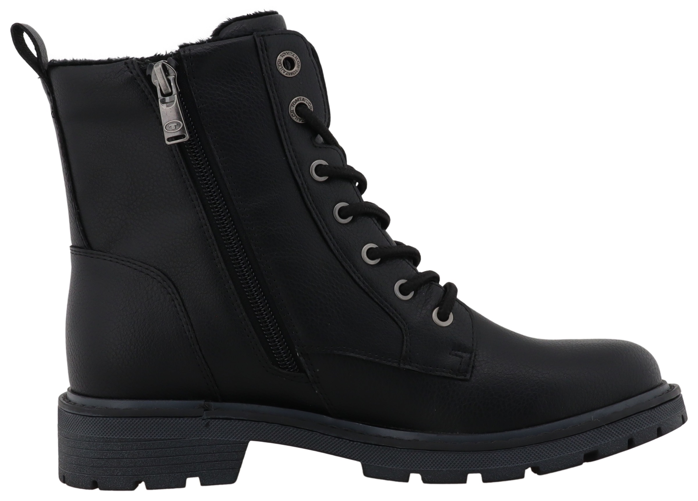 TOM TAILOR Schnürboots, Workerboots, Hiking Boot mit Blockabsatz