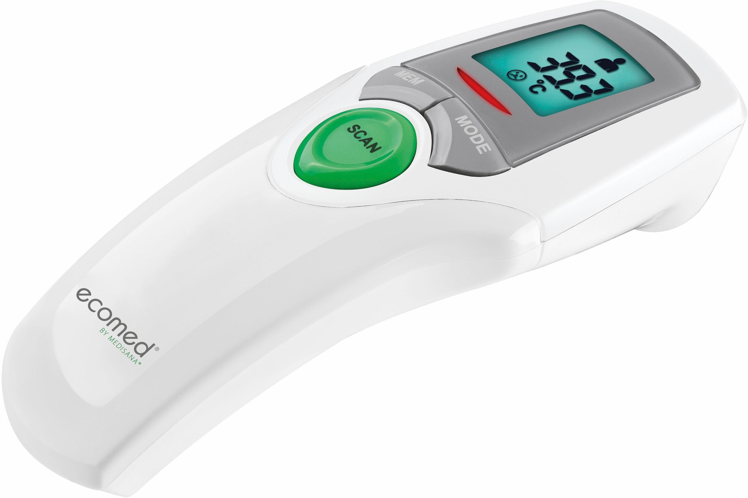ecomed Infrarot-Fieberthermometer »TM-65E« berührungslose Messung: Körper, Umgebung, Flüssigkeit, Oberfläche