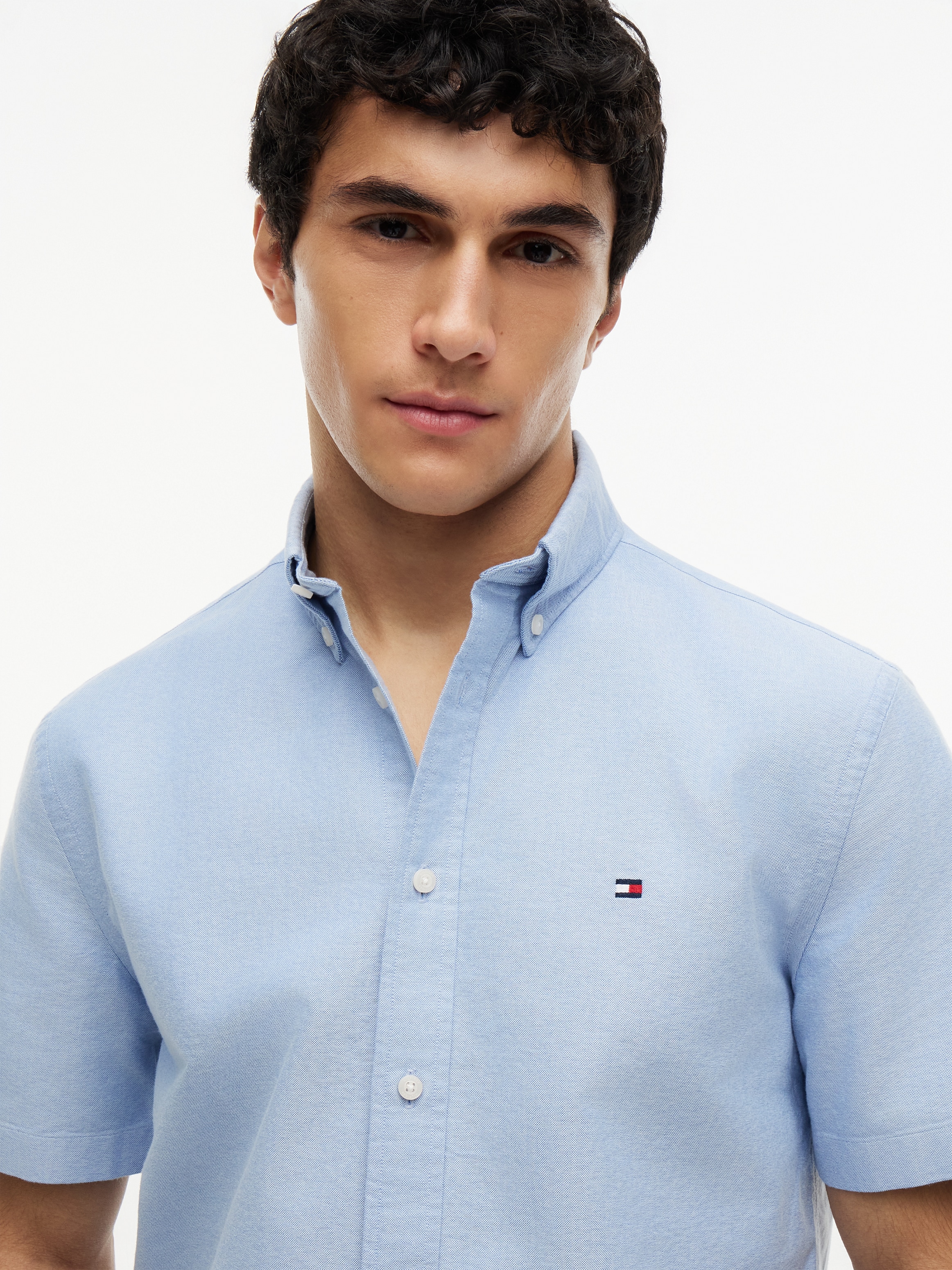 Tommy Hilfiger Kurzarmhemd »HERITAGE OXFORD RF SHIRT S/S« mit Button-down-Kragen, Regular Fit