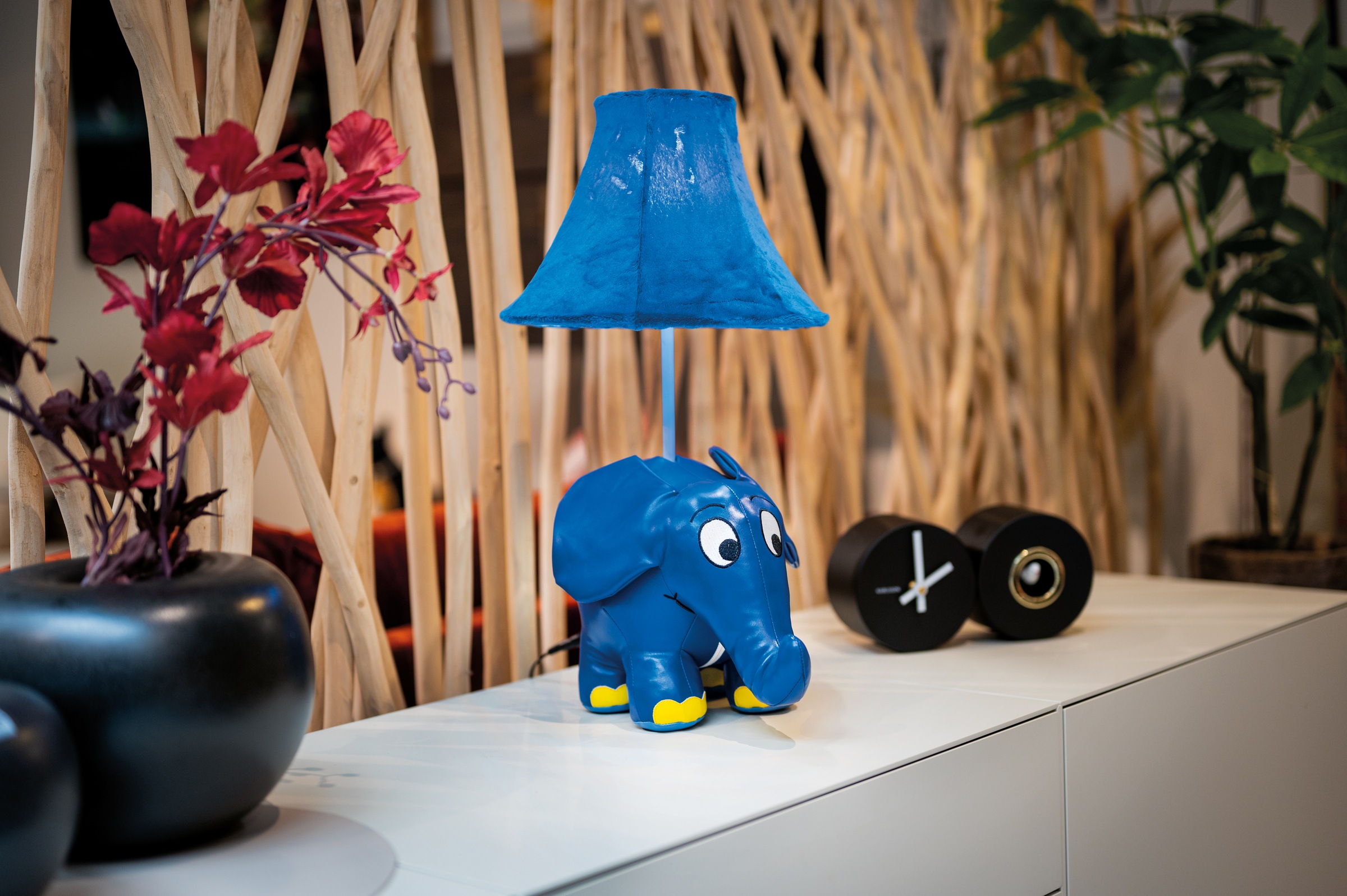 Happy Lamps for smiling eyes LED Tischleuchte »Der Elefant«, 1 flammig, Leuchtmittel GU 5,3 | LED fest integriert, Hochwertig, Einzigartig, Zertifiziert, Nachhaltig