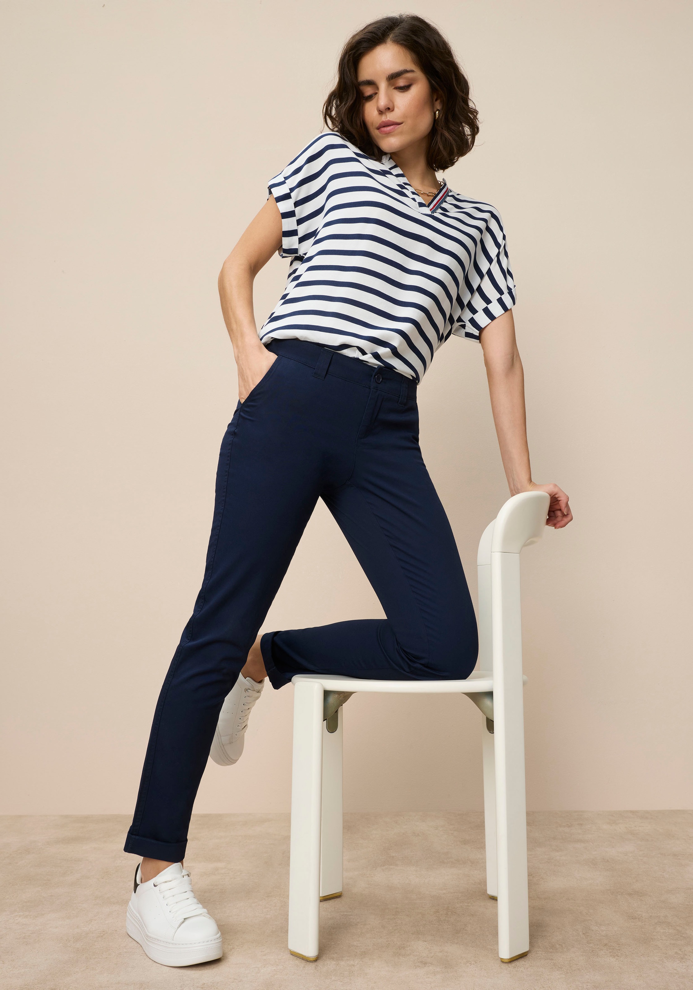 Laura Scott Druckbluse Packung, 2er-Pack,  bedruckte Bluse, aus Viskose, feminin im Stil