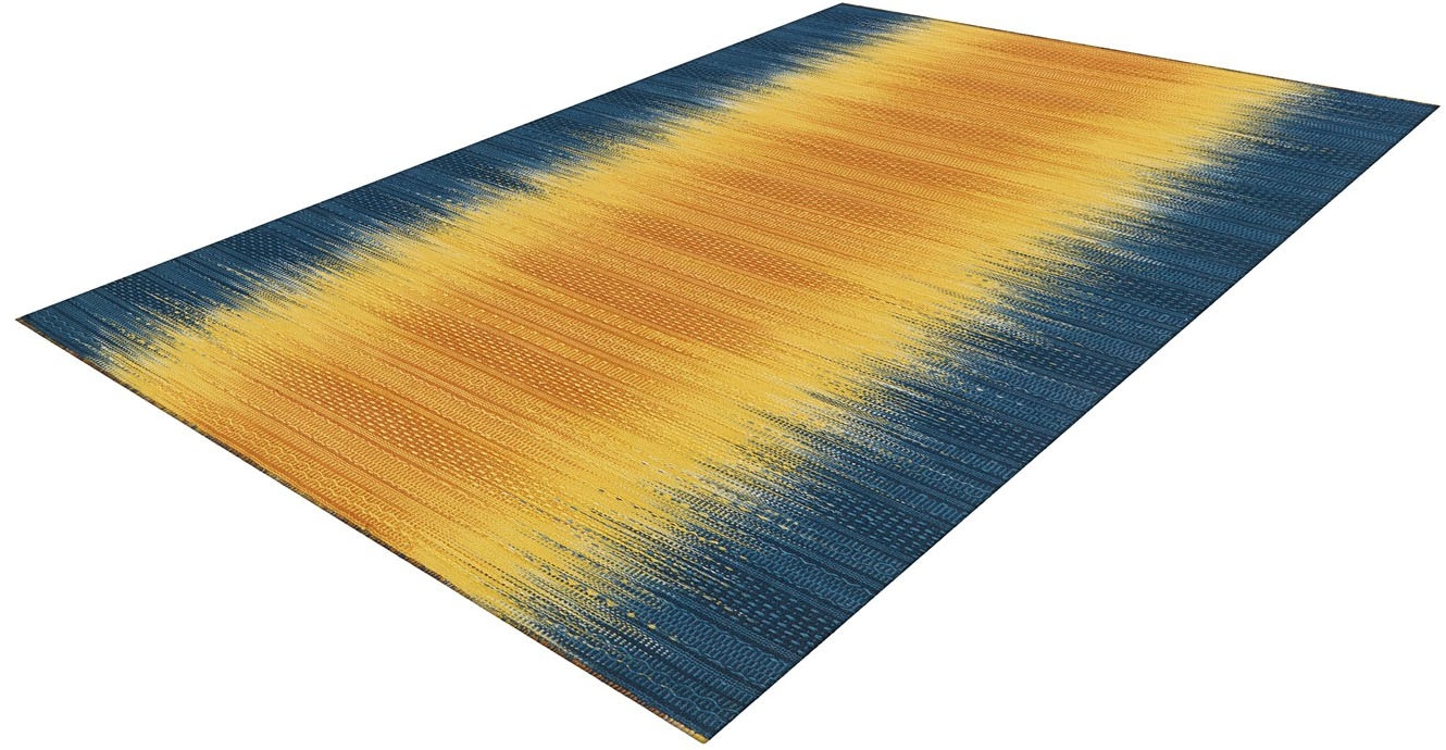 Arte Espina Teppich »Sunset 8070«, rechteckig, Handgemachter Wollteppich mit Wohlfühlcharakter