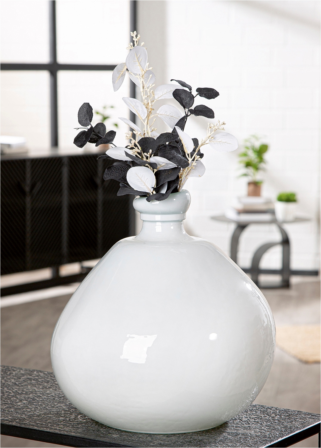 GILDE Tischvase »Vase organisch Sylt weiß H. 32 cm« Vase, Sylt, maritim, nordisch, zeitlos, elegant, Geschenkartikel