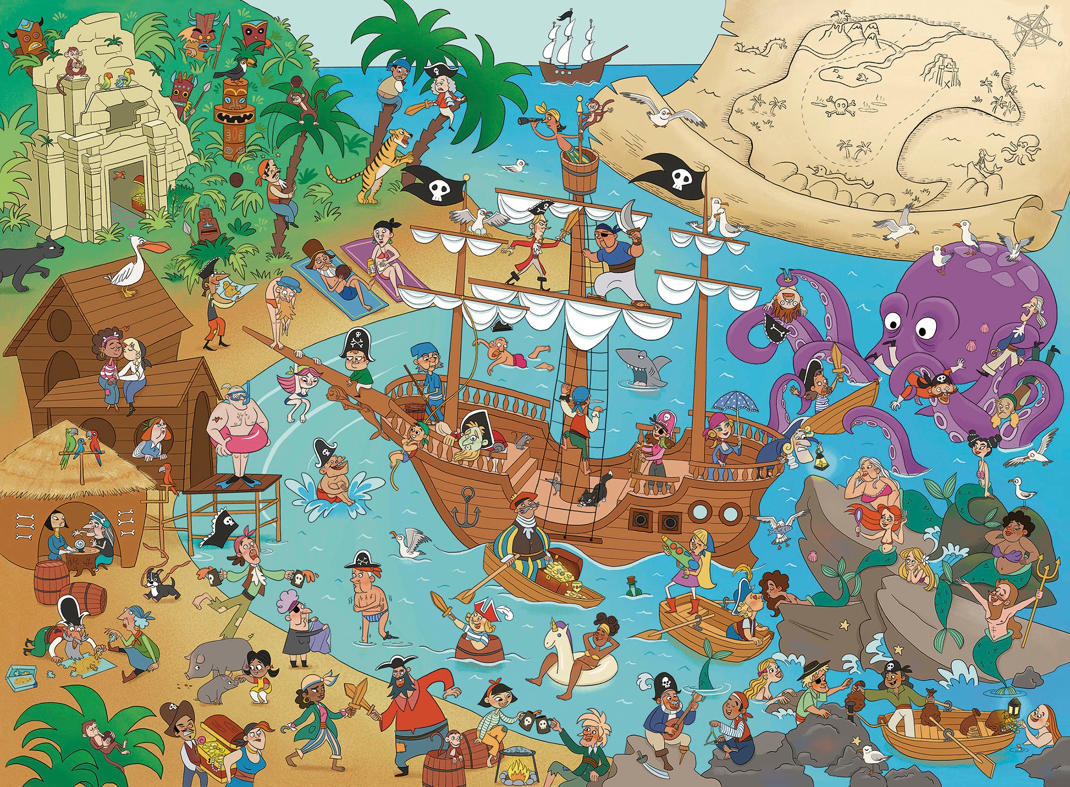 Ravensburger Puzzle »Die Piratenbucht«, Made in Germany
