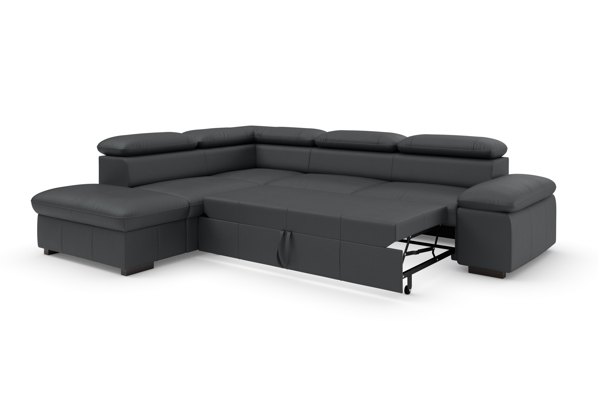 Home affaire Ecksofa »Alberto L-Form«, mit Kopfteilverstellung, wahlweise mit Bettfunktion