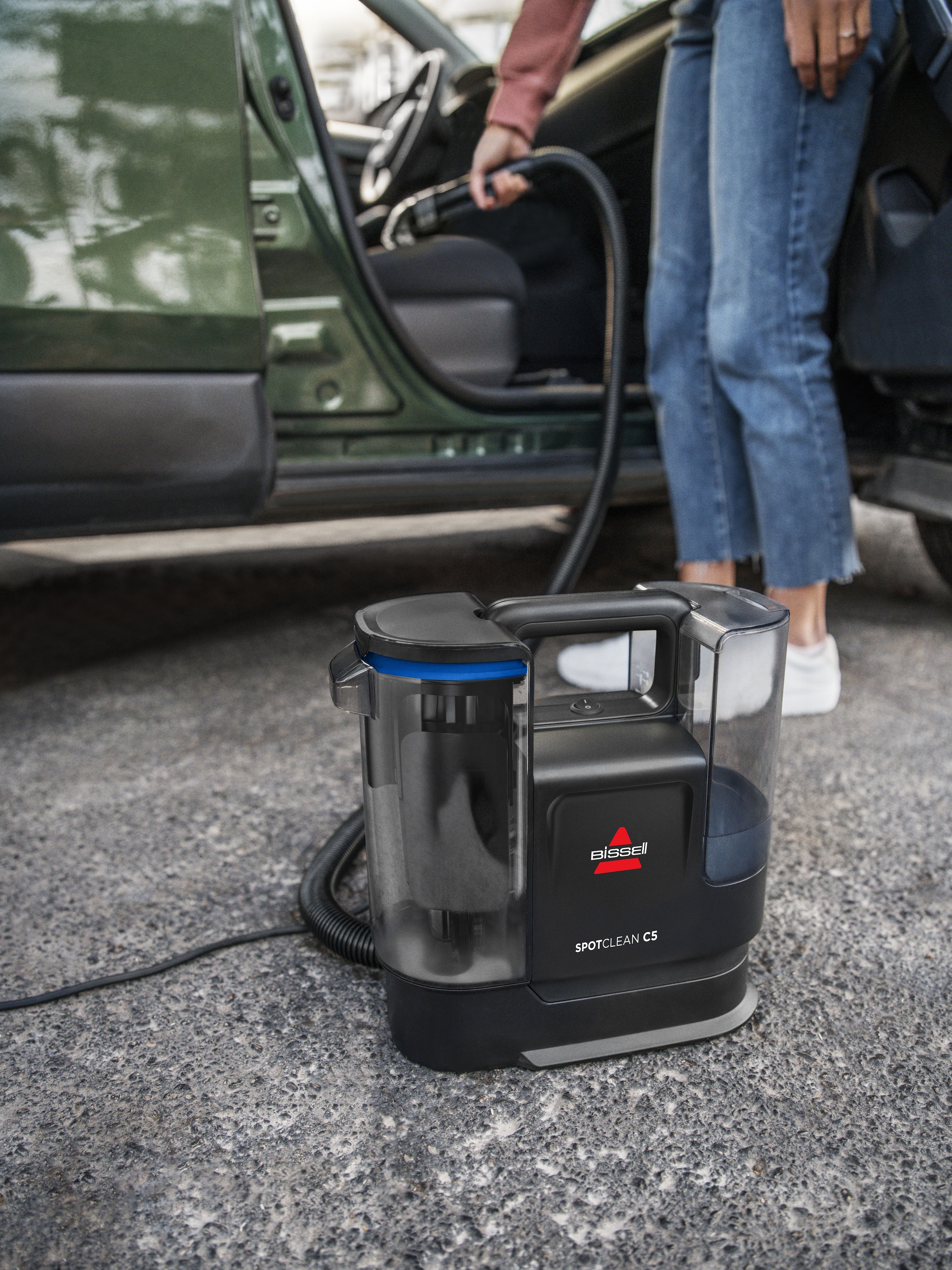 Bissell Wasch-Sauger »3928N, SpotClean C5 Select, leistungsstark, klein, Dual-Tank«, >15kPa, Selbstreingung, reinigt Flecken auf Teppich, Polster, Autositz