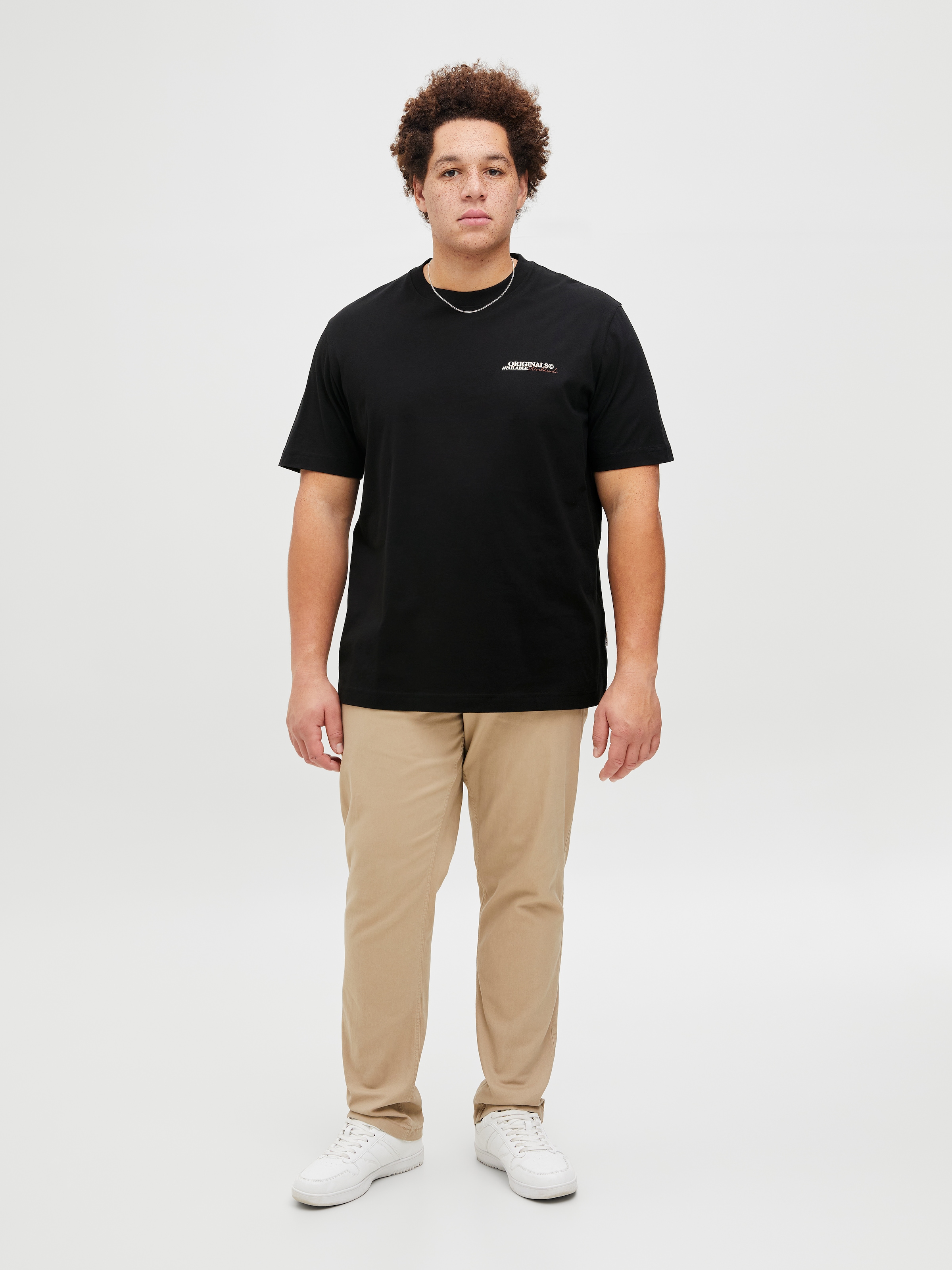 Jack & Jones PlusSize Kurzarmshirt »JORISLINGTON TYPE TEE SS CREW NECK PLS«