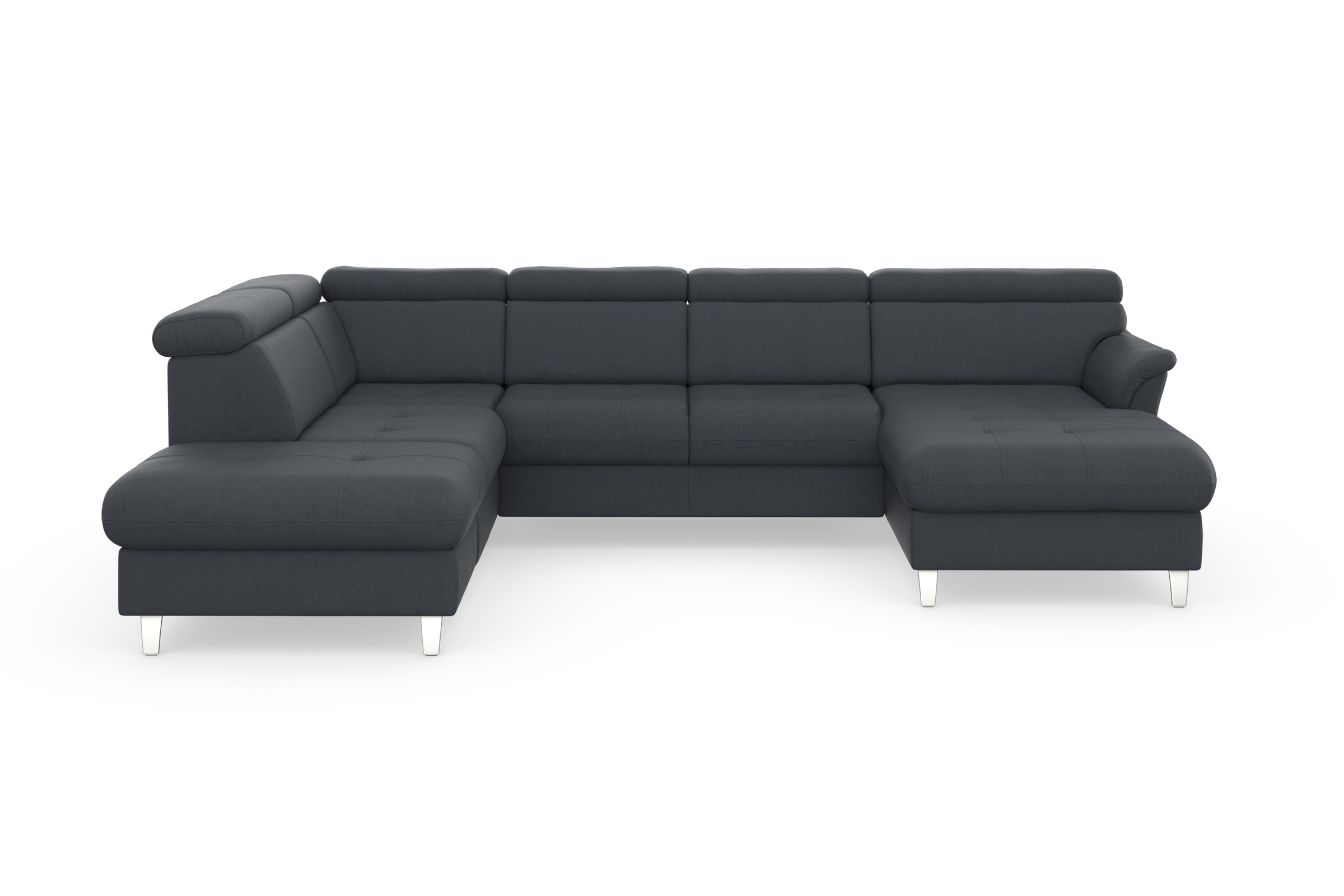 sit&more Wohnlandschaft »Marano U-Form«, inklusive Kopfteilverstellung, wahlweise mit Bettfunktion, Bettkasten