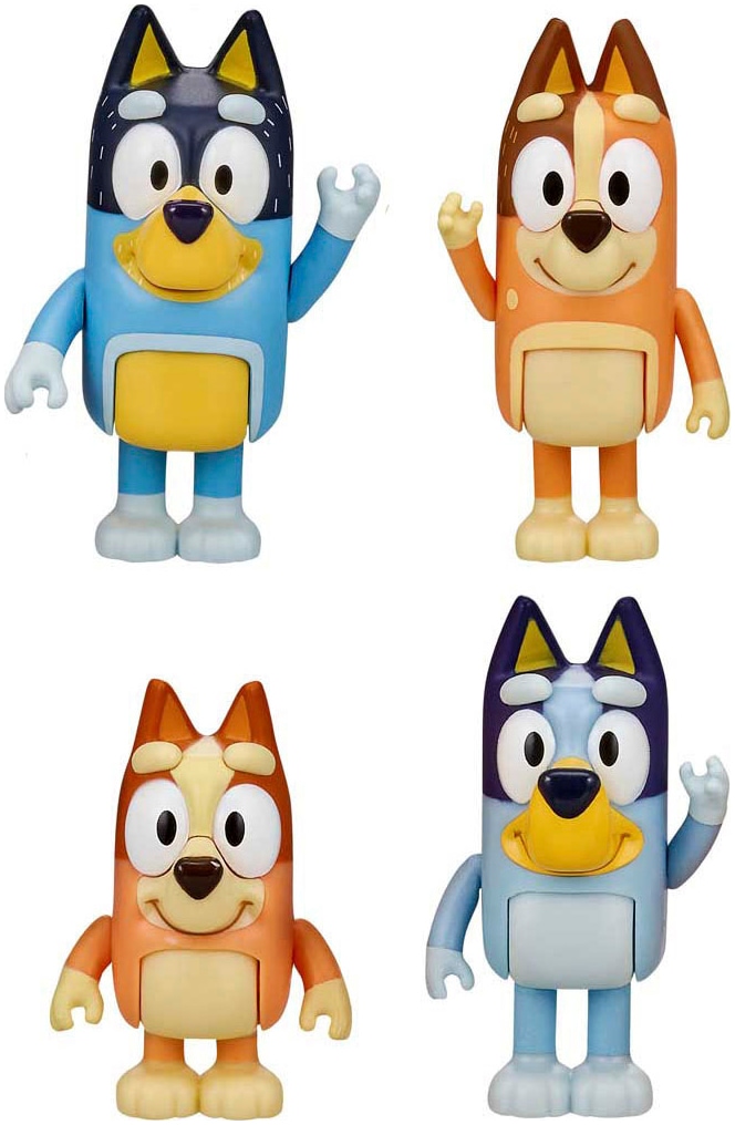 Moose Spielfigur »Bluey & Familie 4er Pack«