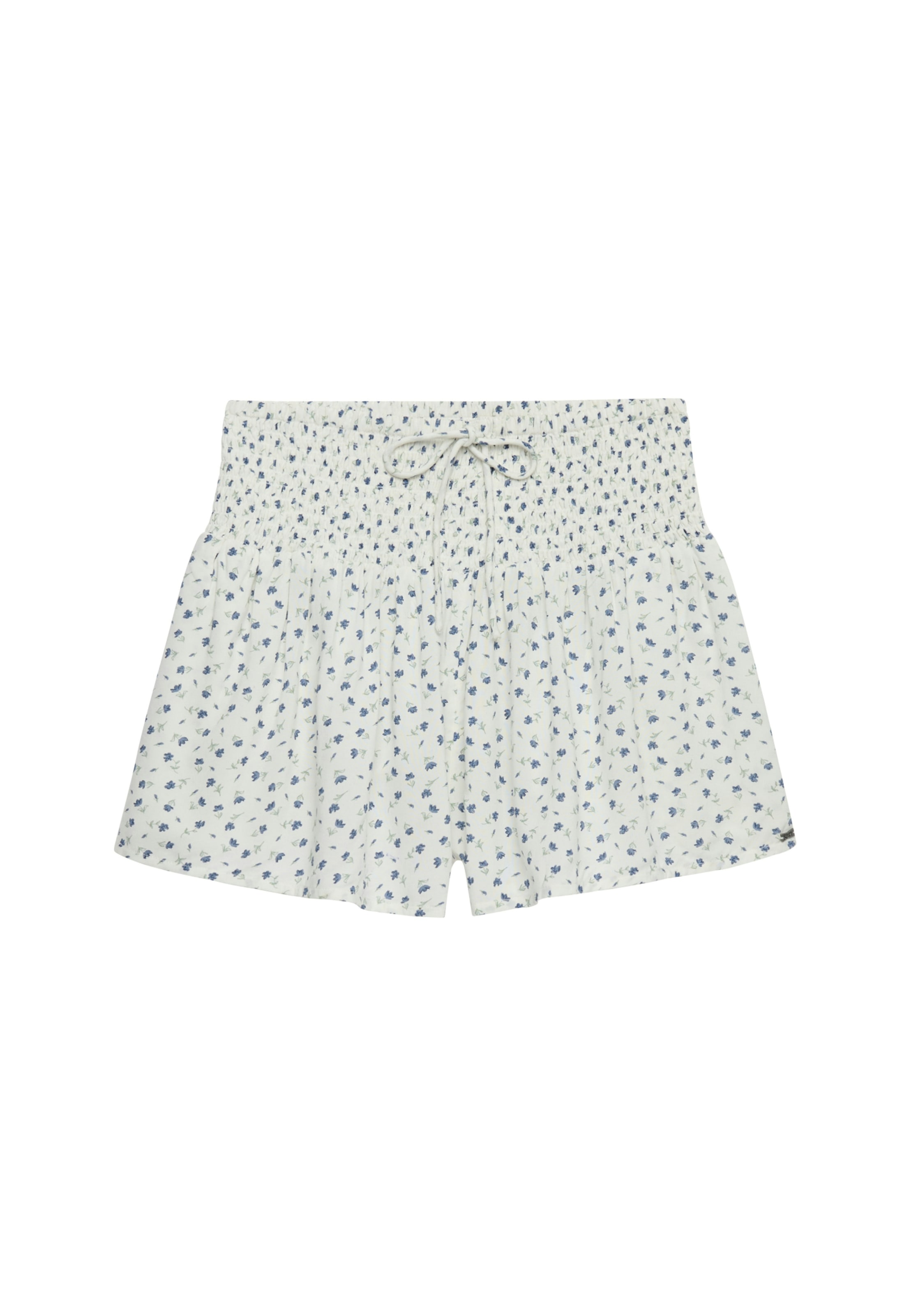 Superdry Shorts »PRINTED MINI SMOCKED SHORTS«  aus Viskose, Regular Fit, mit Gummizug, pflegeleichtes Webmaterial