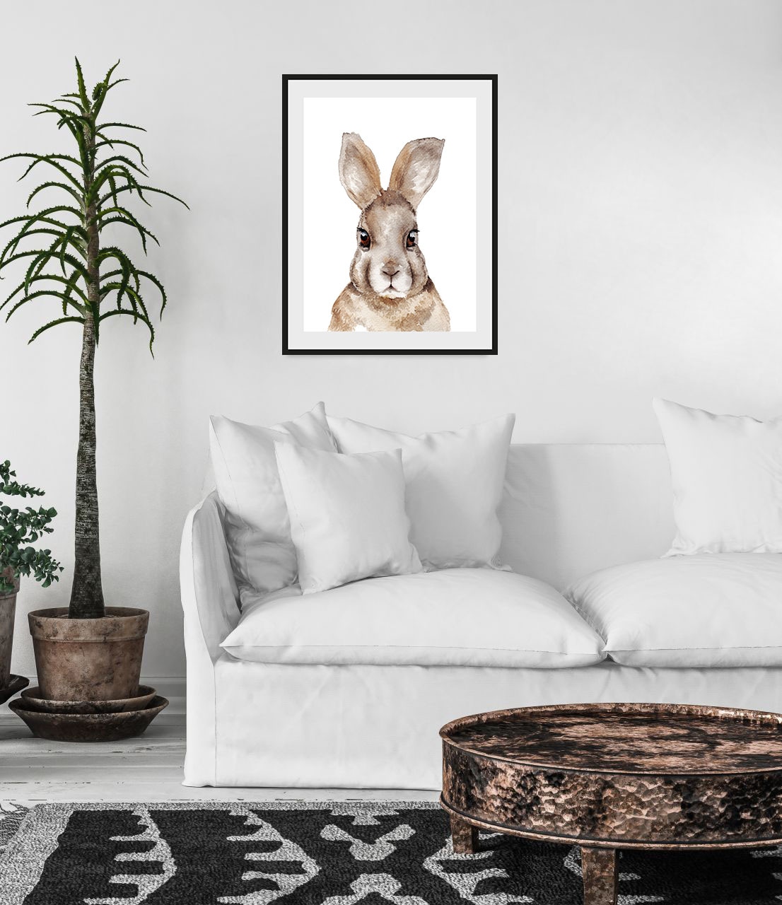 queence Bild »Lova«, Hase-Hasen-Kunst-Haustiere, (1 St.), HD Premium Poster günstig online kaufen