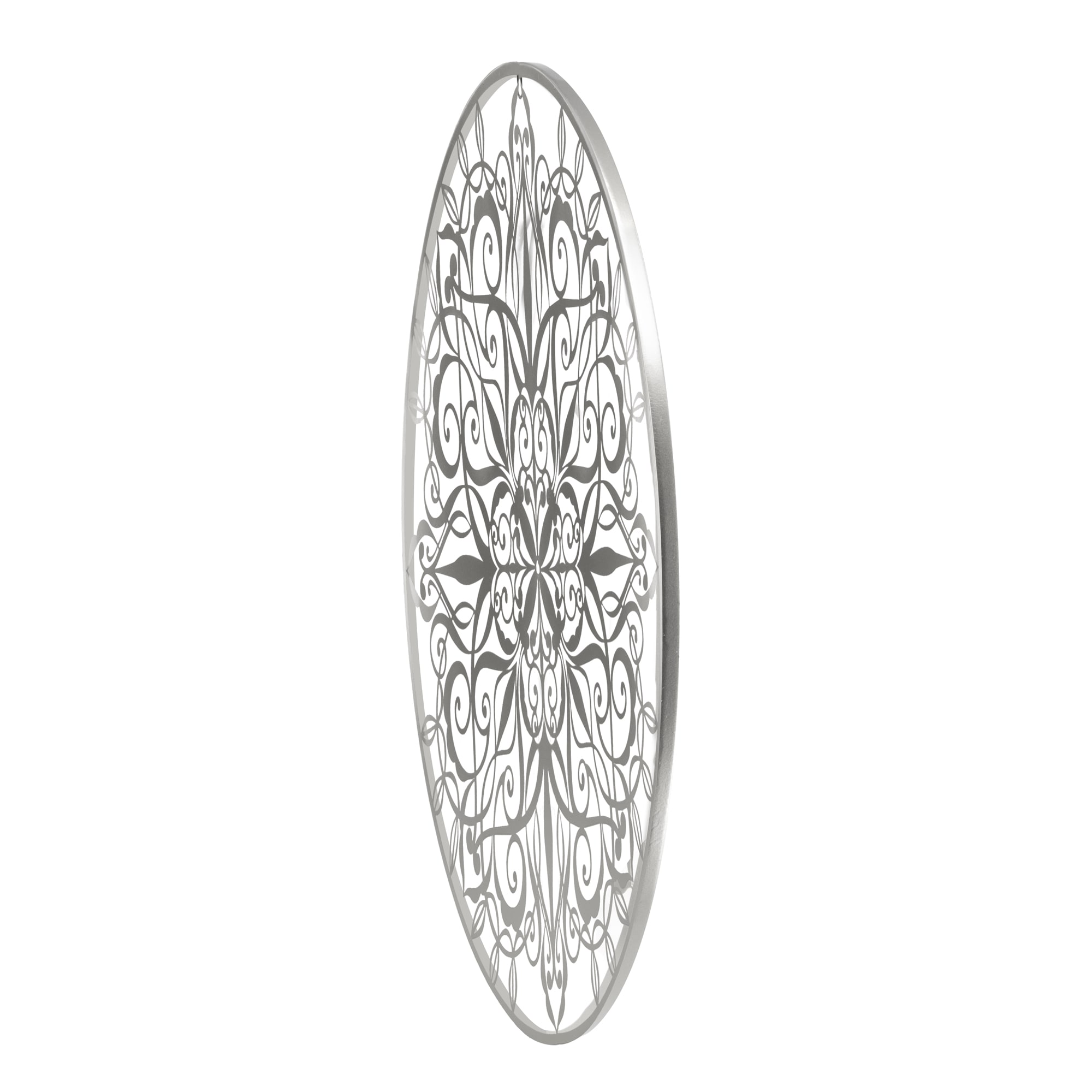 Art for the home Wandbild »Mandala Rund«, (1 St.), Luxus Metal Art Wanddeko