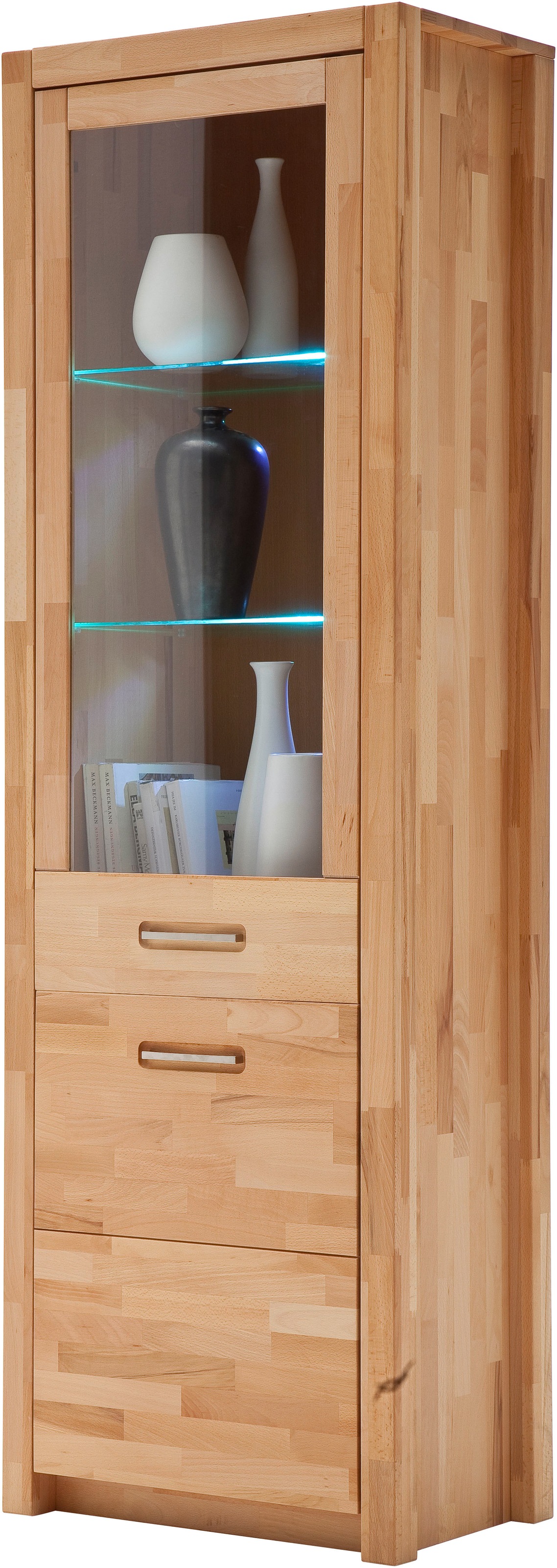 MCA living Vitrine »Fenja Standvitrine, Glasvitrine, Stauraumvitrine, Hochs günstig online kaufen