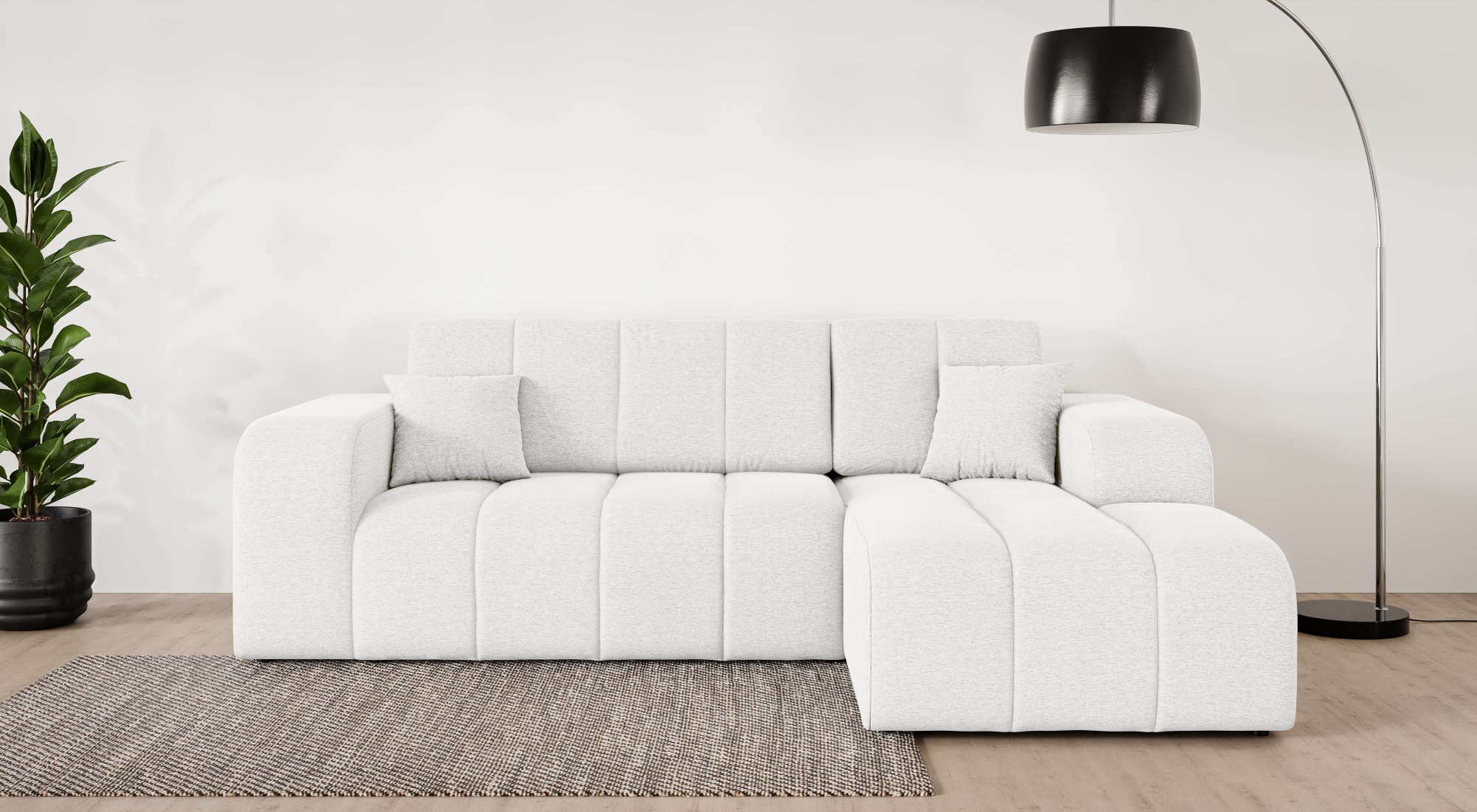 OTTO home Ecksofa "CASSY L-Form, Schlafsofa mit Bettkasten, Maße B/T/H: 245 günstig online kaufen