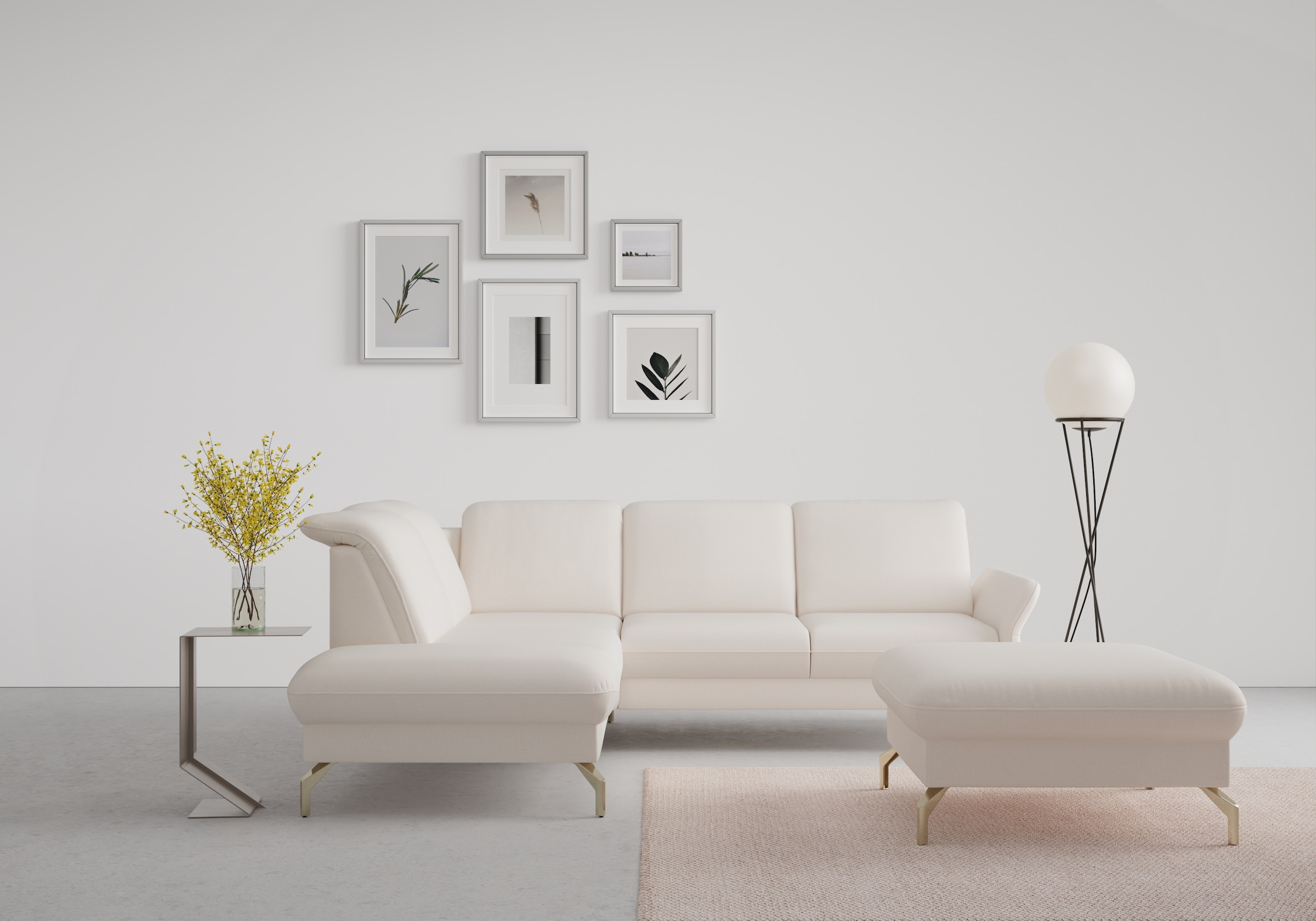 sit&more Ecksofa »Fashion L-Form«, wahlweise mit Kopfteilverstellung, Vorzi günstig online kaufen