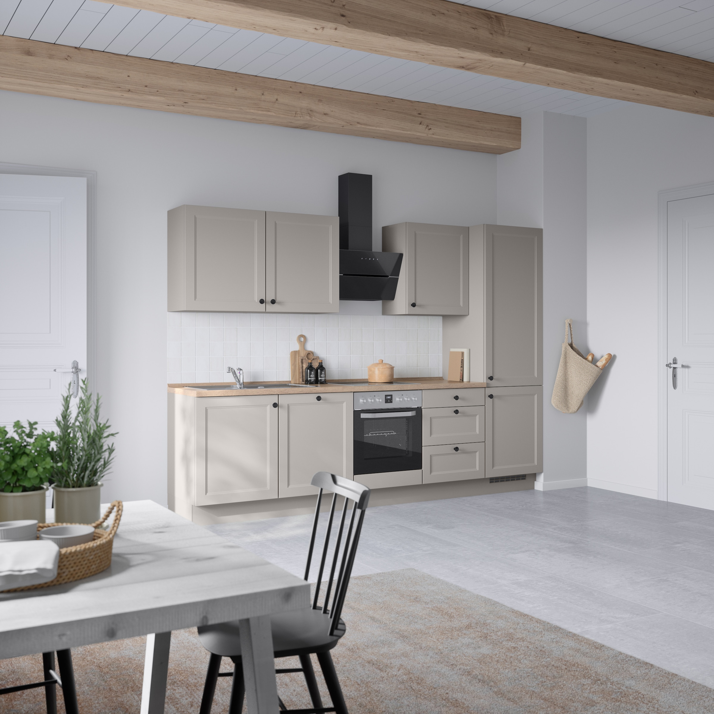 nobilia® Küchenzeile »"Cascada II"«, vormontiert, Breite 300 cm, Ausrichtung wählbar, wahlw. mit E-Geräten