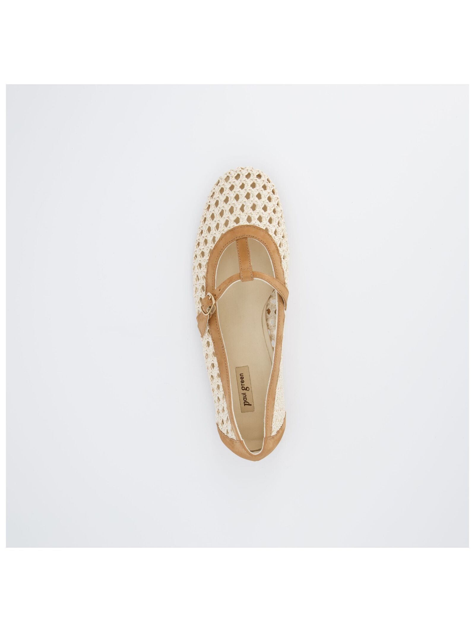 Paul Green Riemchenballerina »Paul Green Ballerinas Nubukleder/Textil«