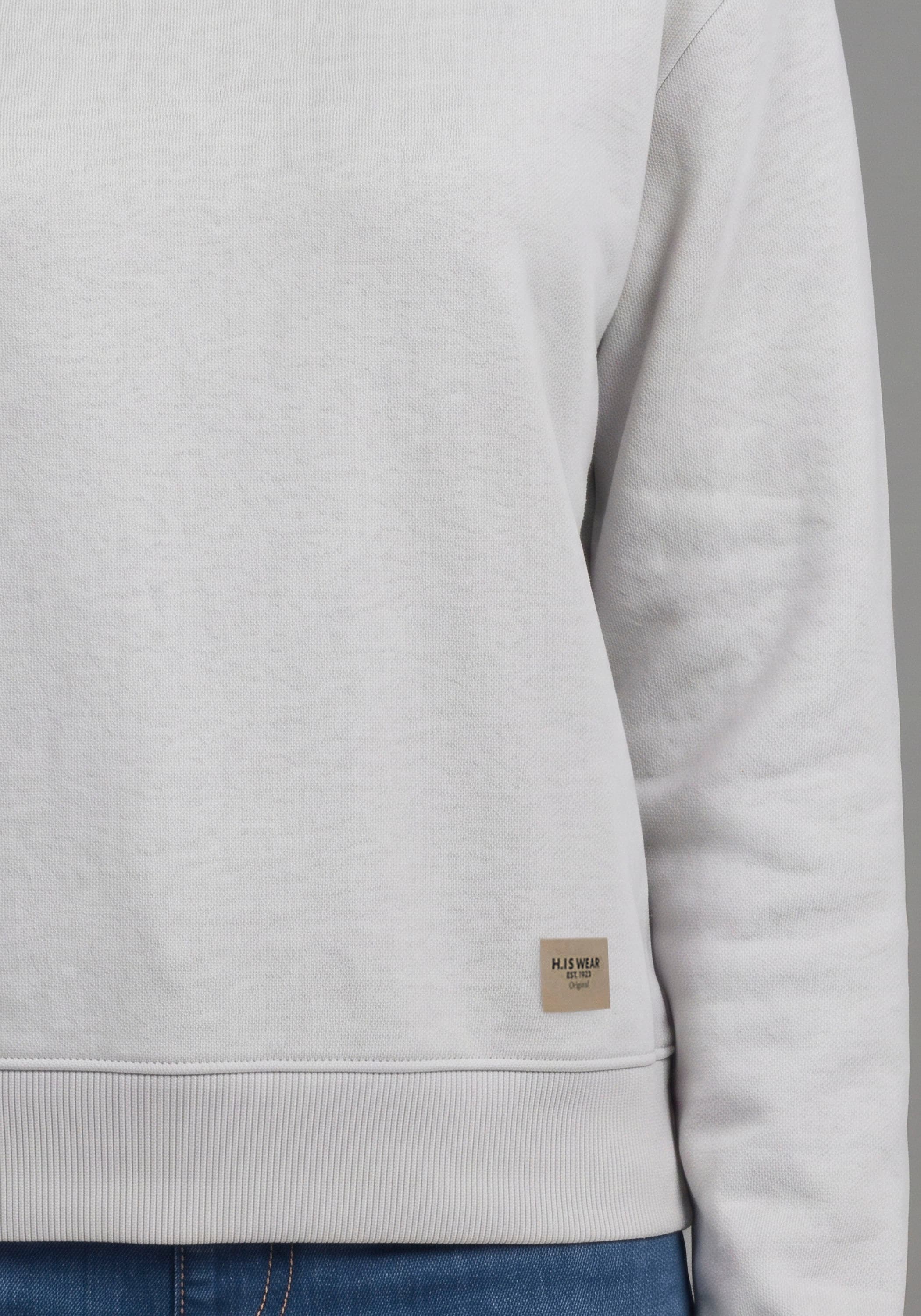 H.I.S Sweatshirt »2er Pack H.I.S Sweats, Must-Have Basic in kurzer Form«, 2er Packung, 2 Sweatshirts im Pack, Basics in modischen Farben, Langarm
