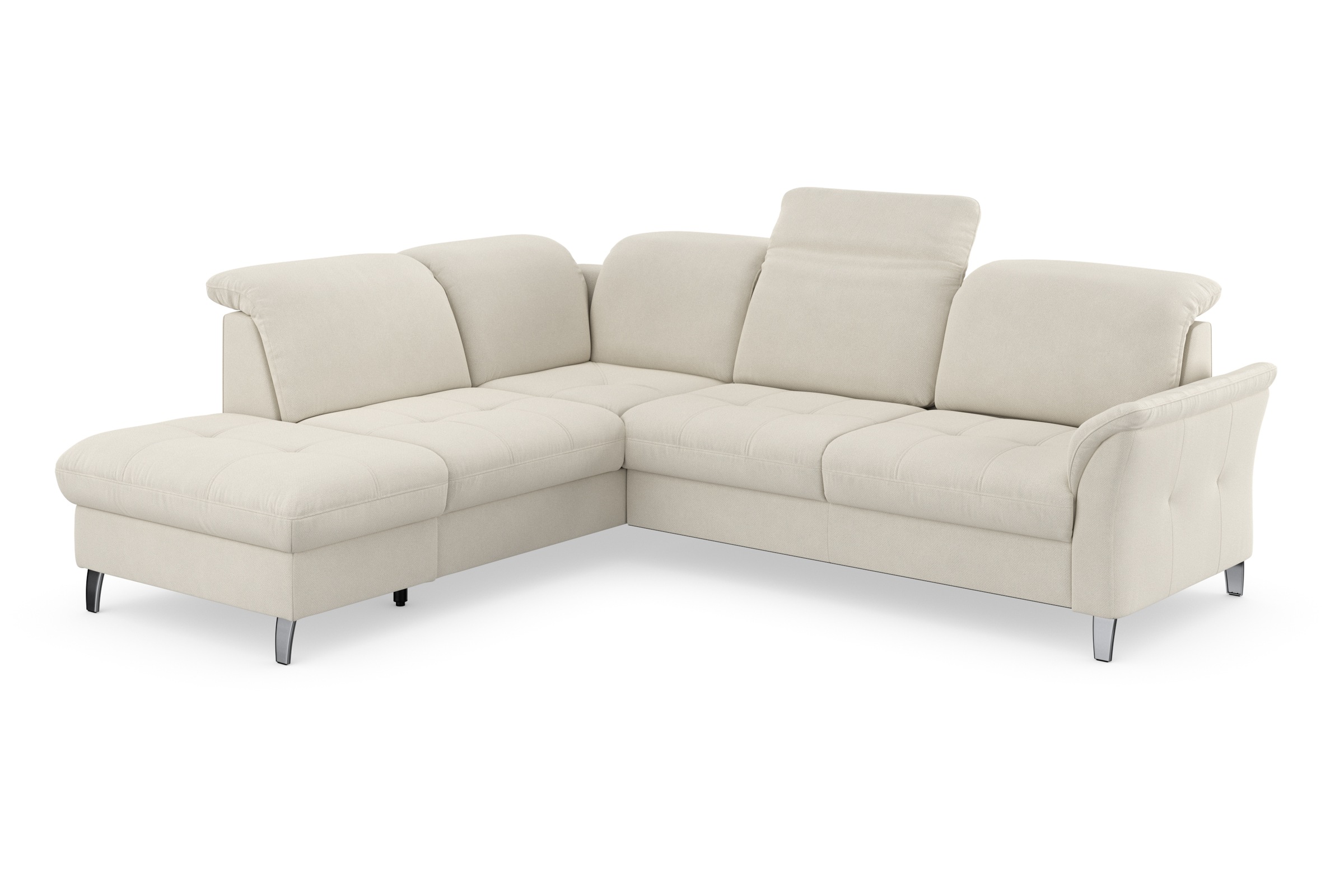 sit&more Ecksofa »Maggiore L-Form«, wahlweise mit Kopfteilverstellung, Bettfunktion und Stauraum