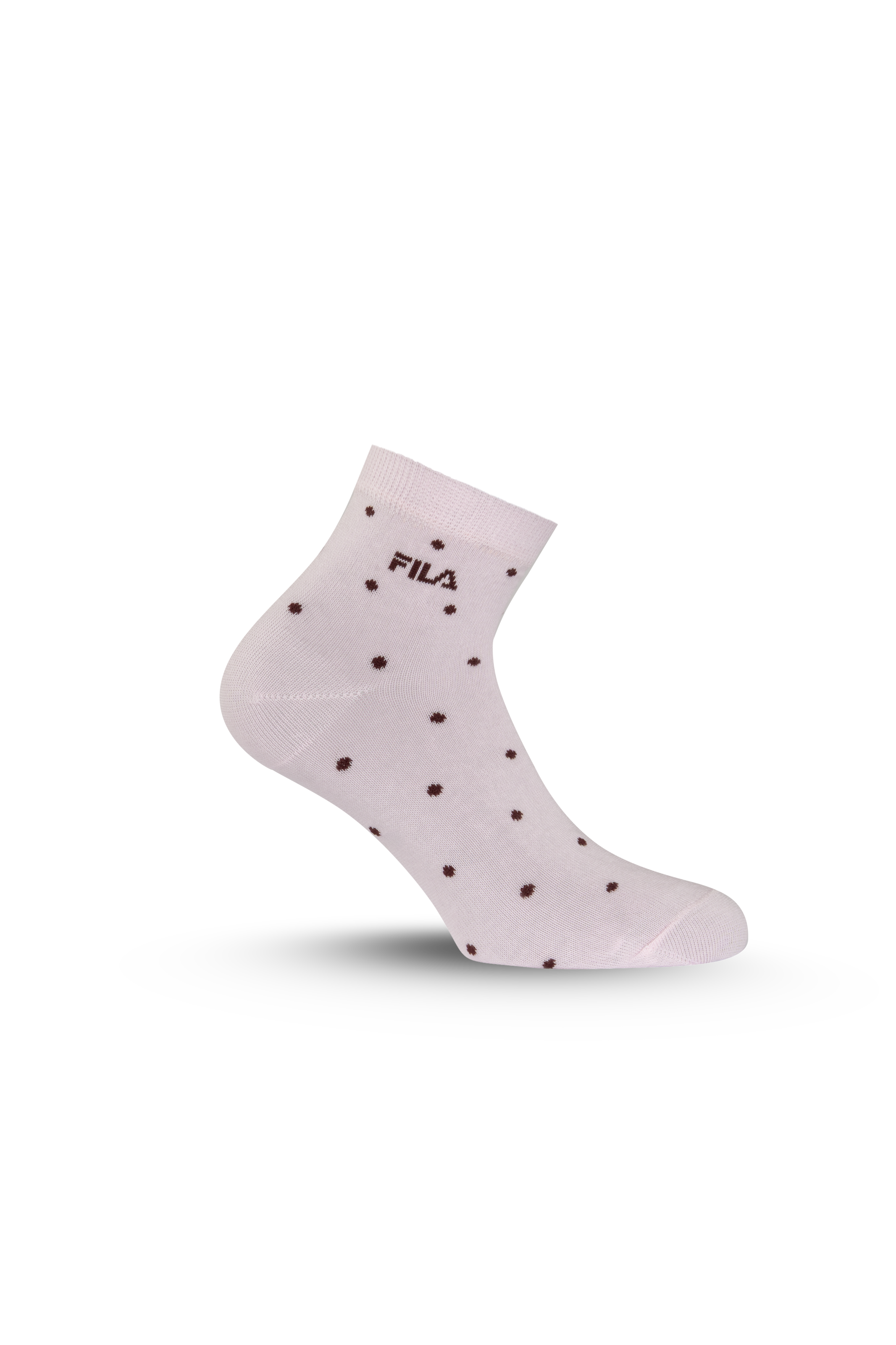 Fila Kurzsocken 3 Paar,  mit schmalem Rippenbündchen, gepunktet, Cotton-Mix